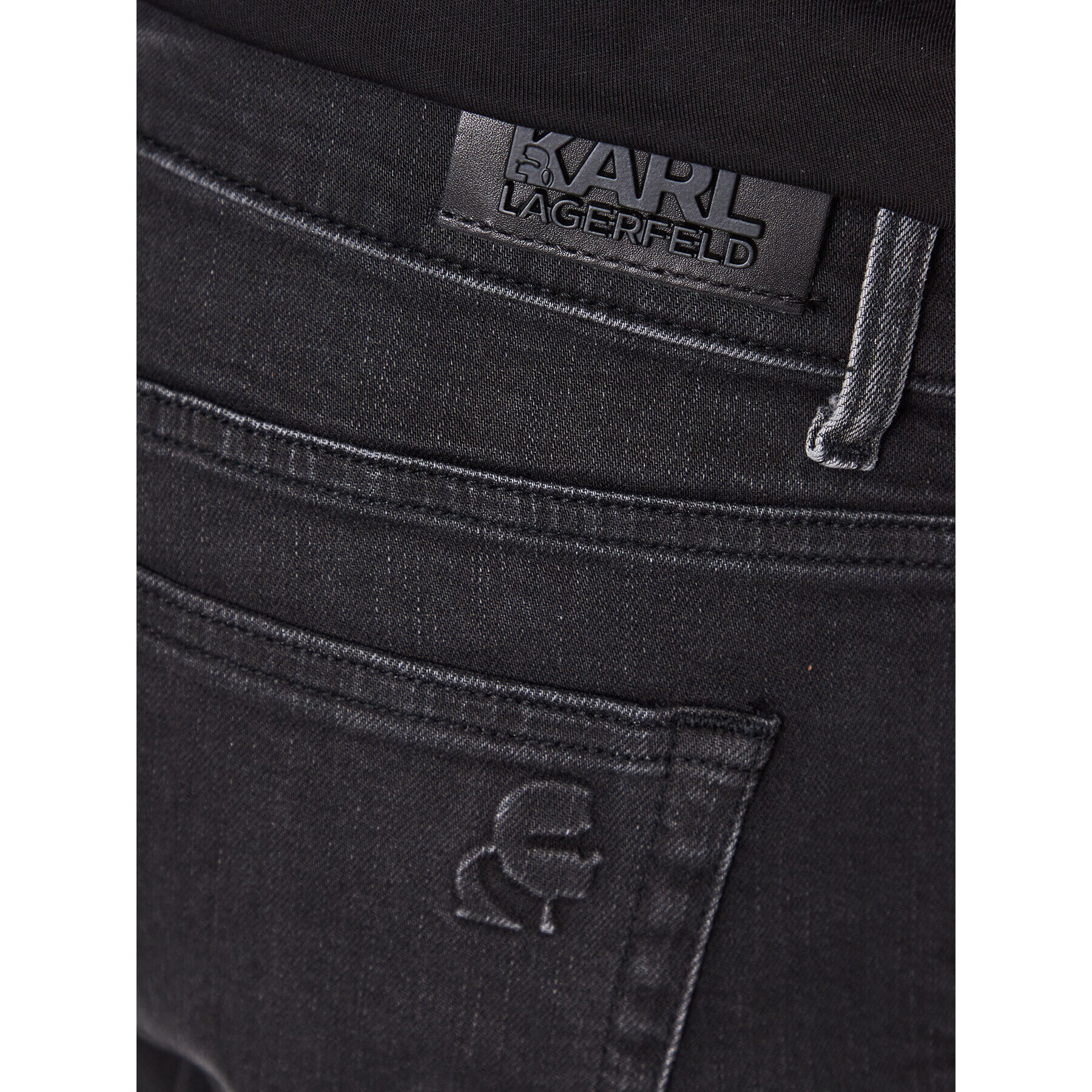 KARL LAGERFELD Jeansy 265801 532835 Černá Slim Fit - Pepit.cz