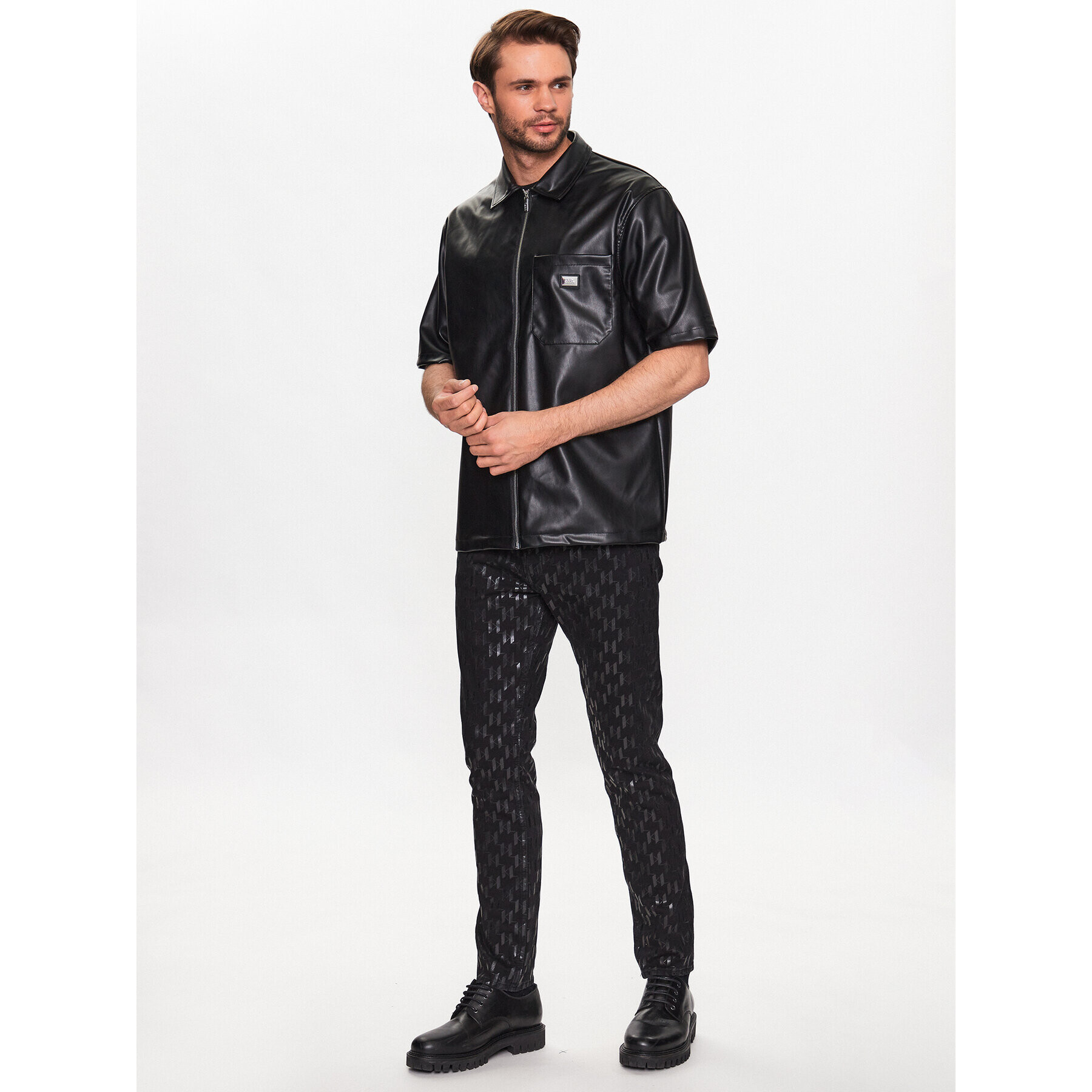 KARL LAGERFELD Jeansy 265801 532859 Černá Slim Fit - Pepit.cz