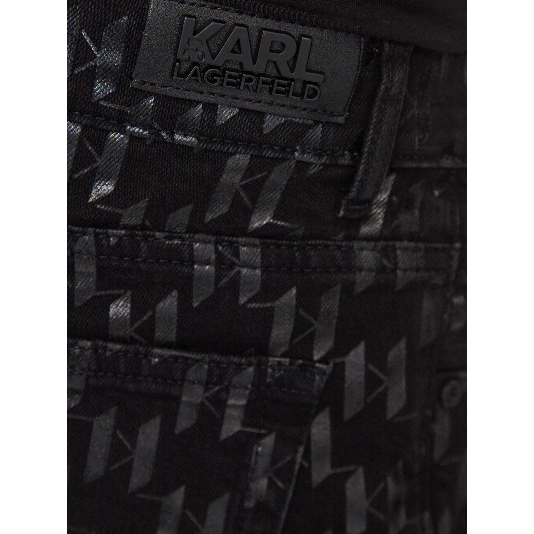 KARL LAGERFELD Jeansy 265801 532859 Černá Slim Fit - Pepit.cz