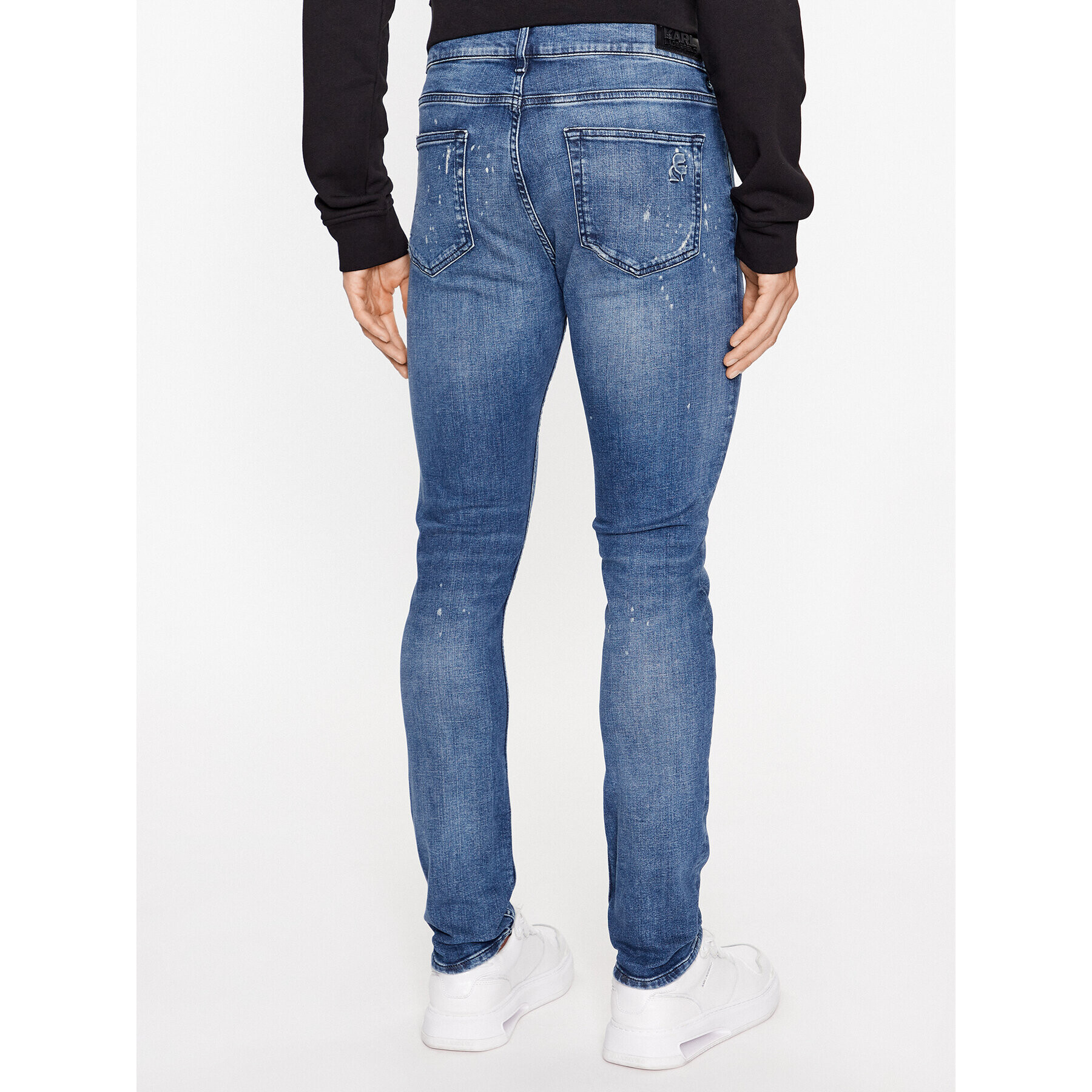 KARL LAGERFELD Jeansy 265801 534832 Tmavomodrá Slim Fit - Pepit.cz