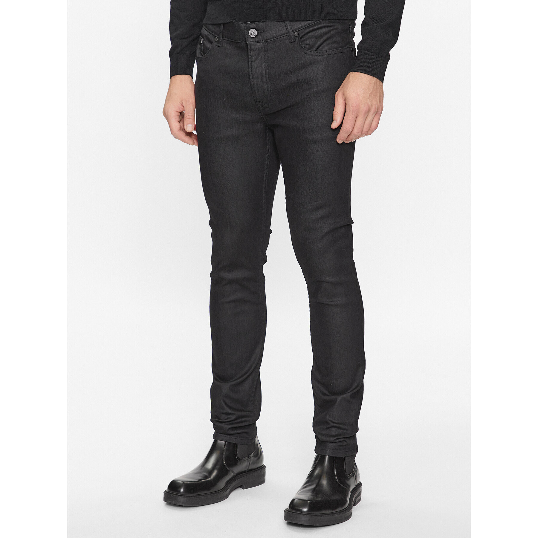 KARL LAGERFELD Jeansy 265801 534842 Černá Slim Fit - Pepit.cz