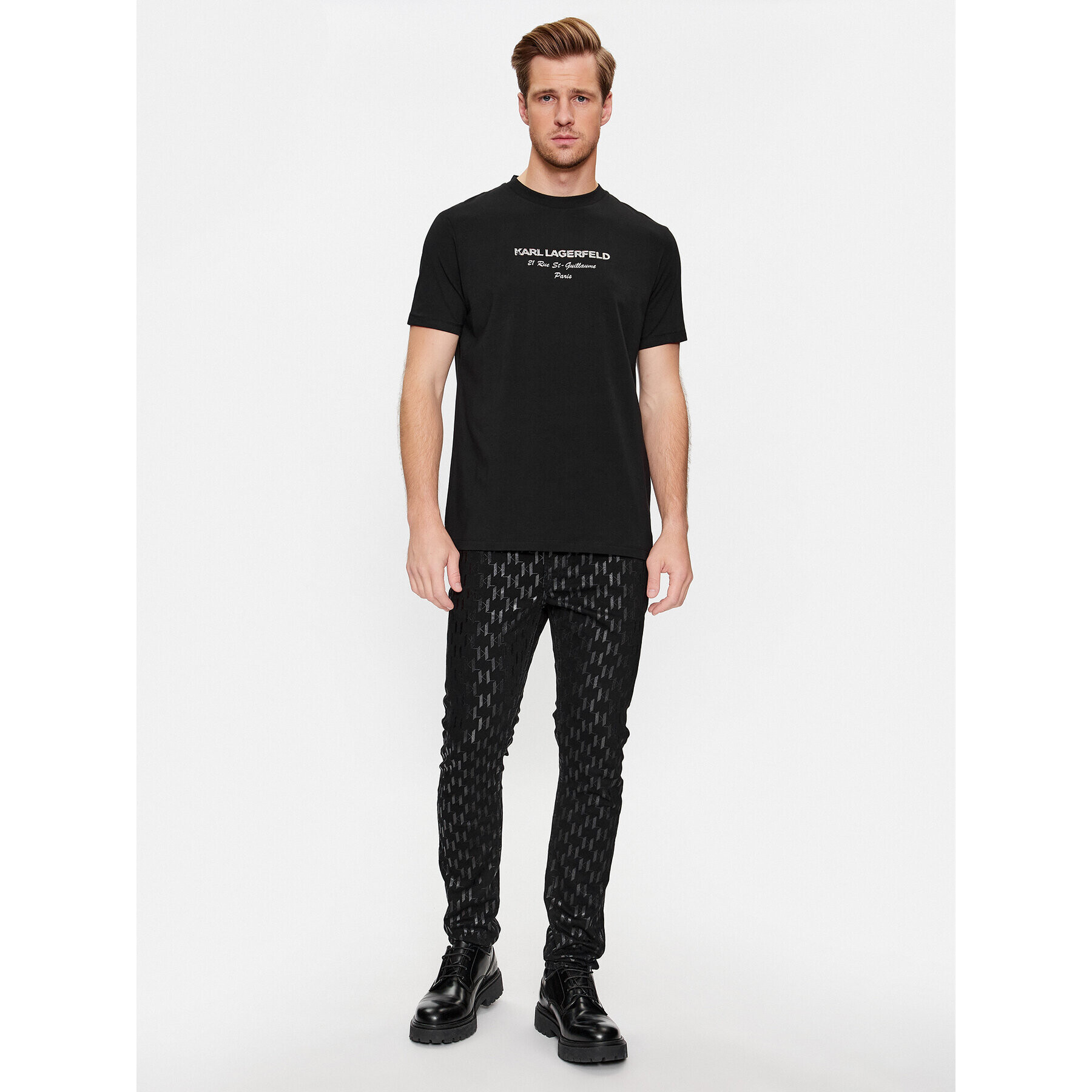 KARL LAGERFELD Jeansy 265801 534859 Černá Slim Fit - Pepit.cz