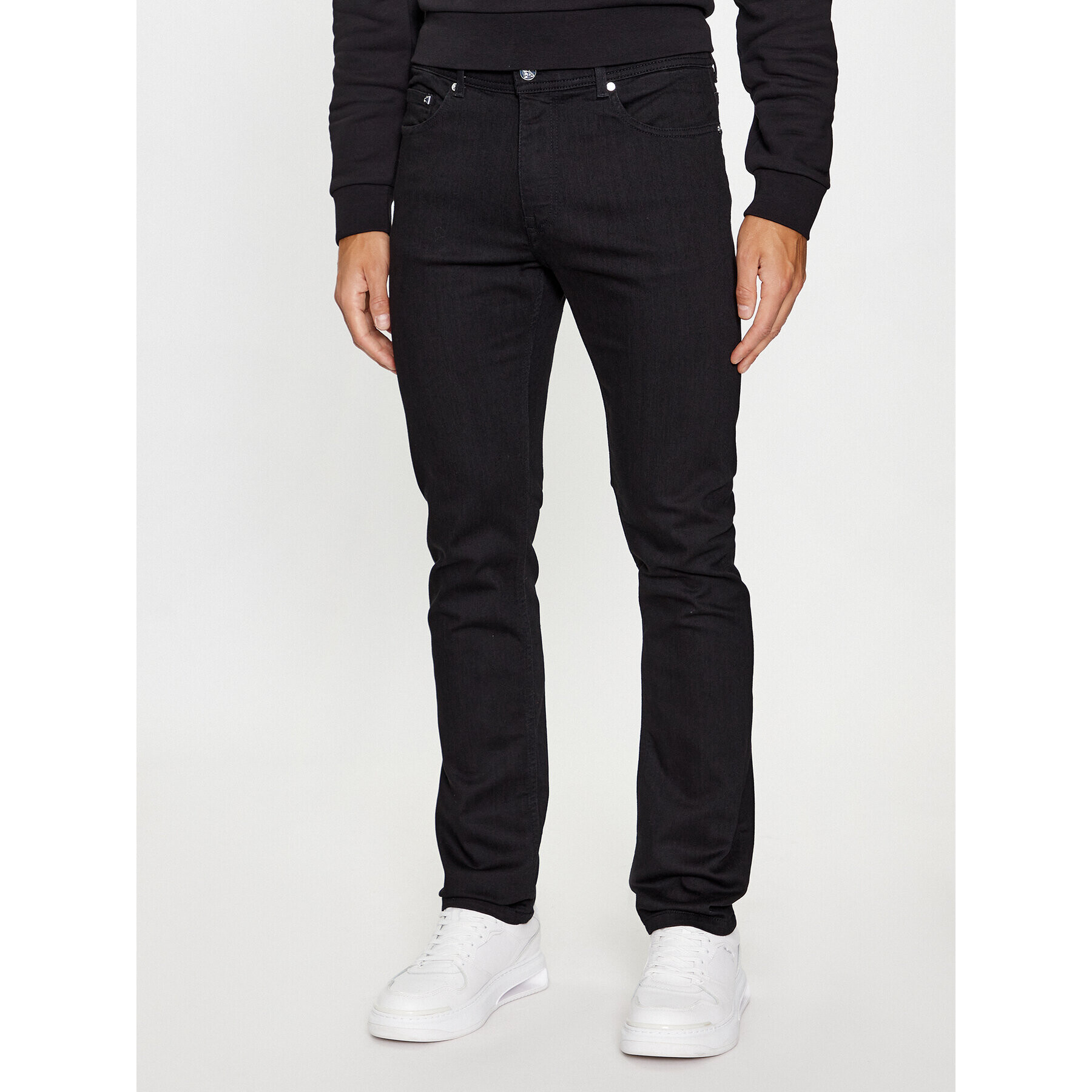 KARL LAGERFELD Jeansy 265840 500830 Černá Slim Fit - Pepit.cz