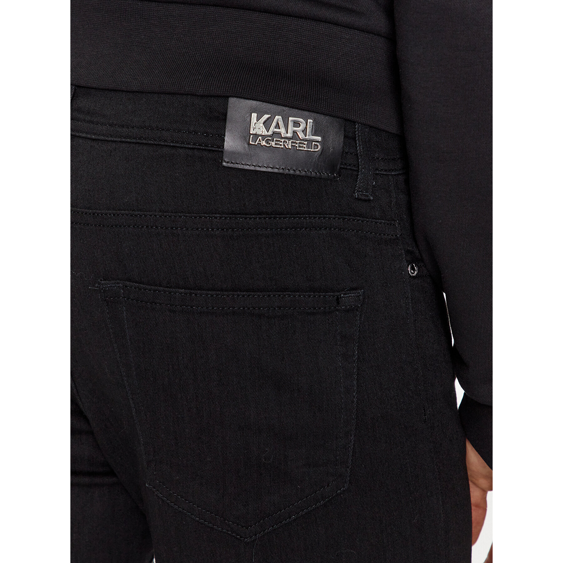 KARL LAGERFELD Jeansy 265840 500830 Černá Slim Fit - Pepit.cz