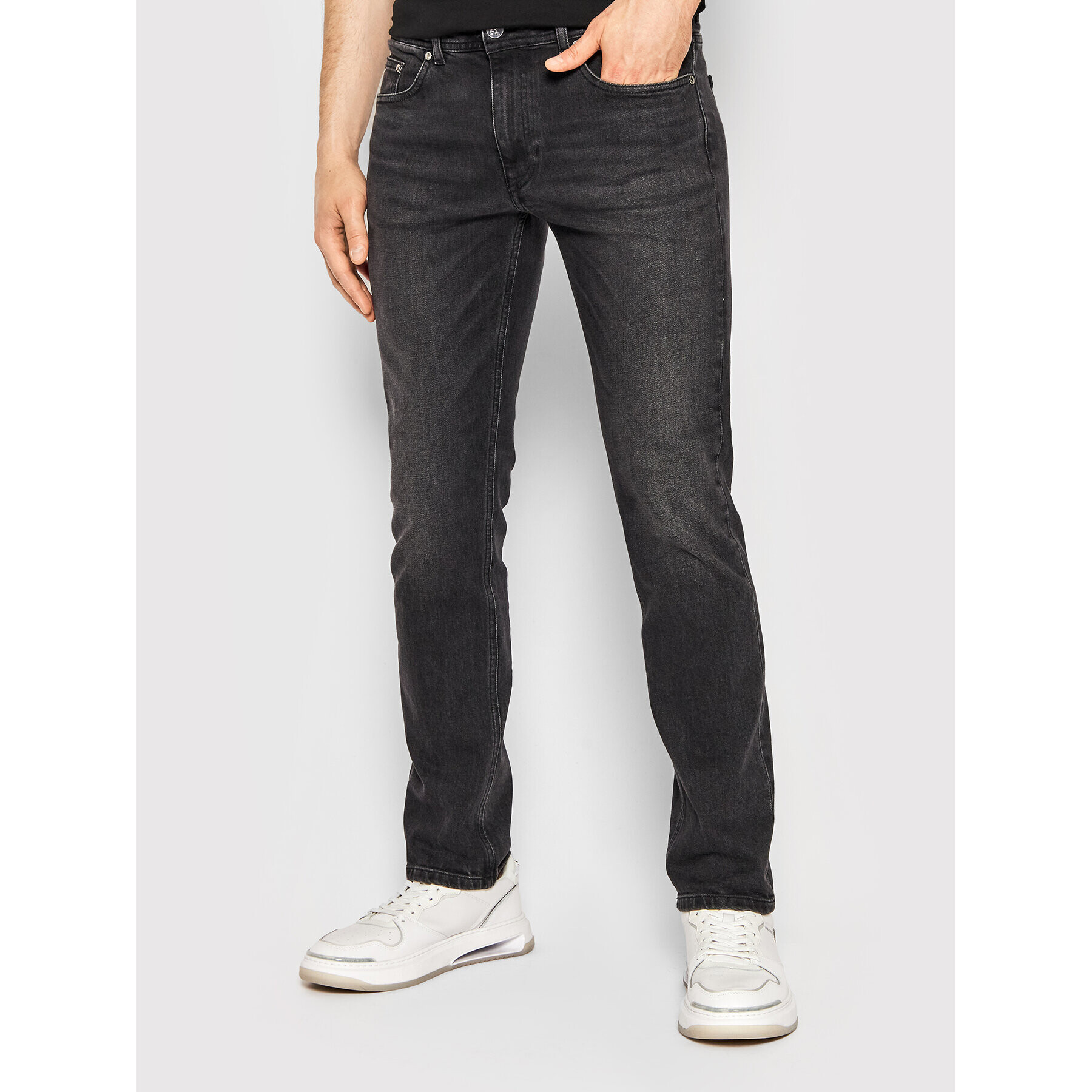 KARL LAGERFELD Jeansy 265840 500899 Černá Regular Fit - Pepit.cz