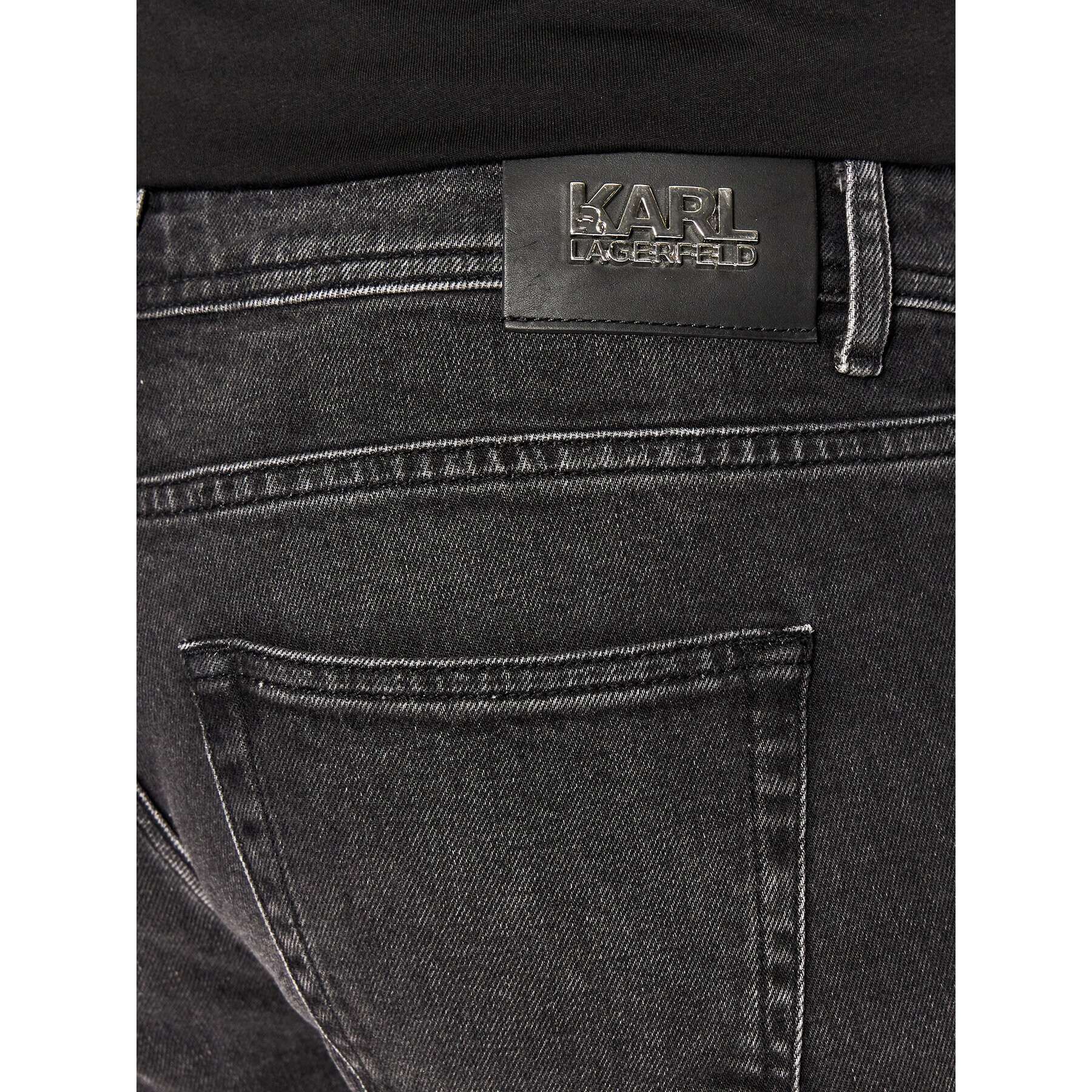 KARL LAGERFELD Jeansy 265840 500899 Černá Regular Fit - Pepit.cz