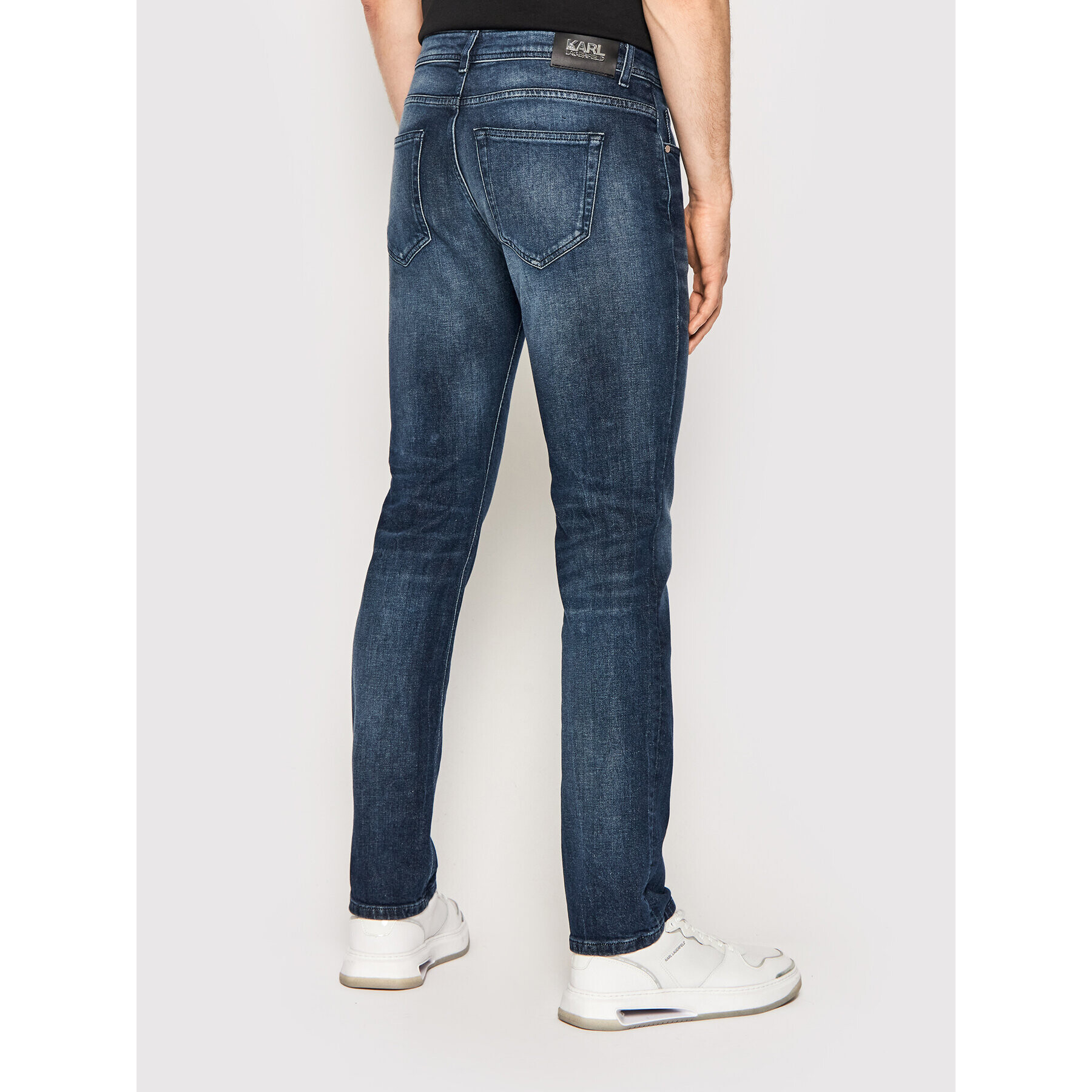 KARL LAGERFELD Jeansy 265840 500899 Tmavomodrá Regular Fit - Pepit.cz