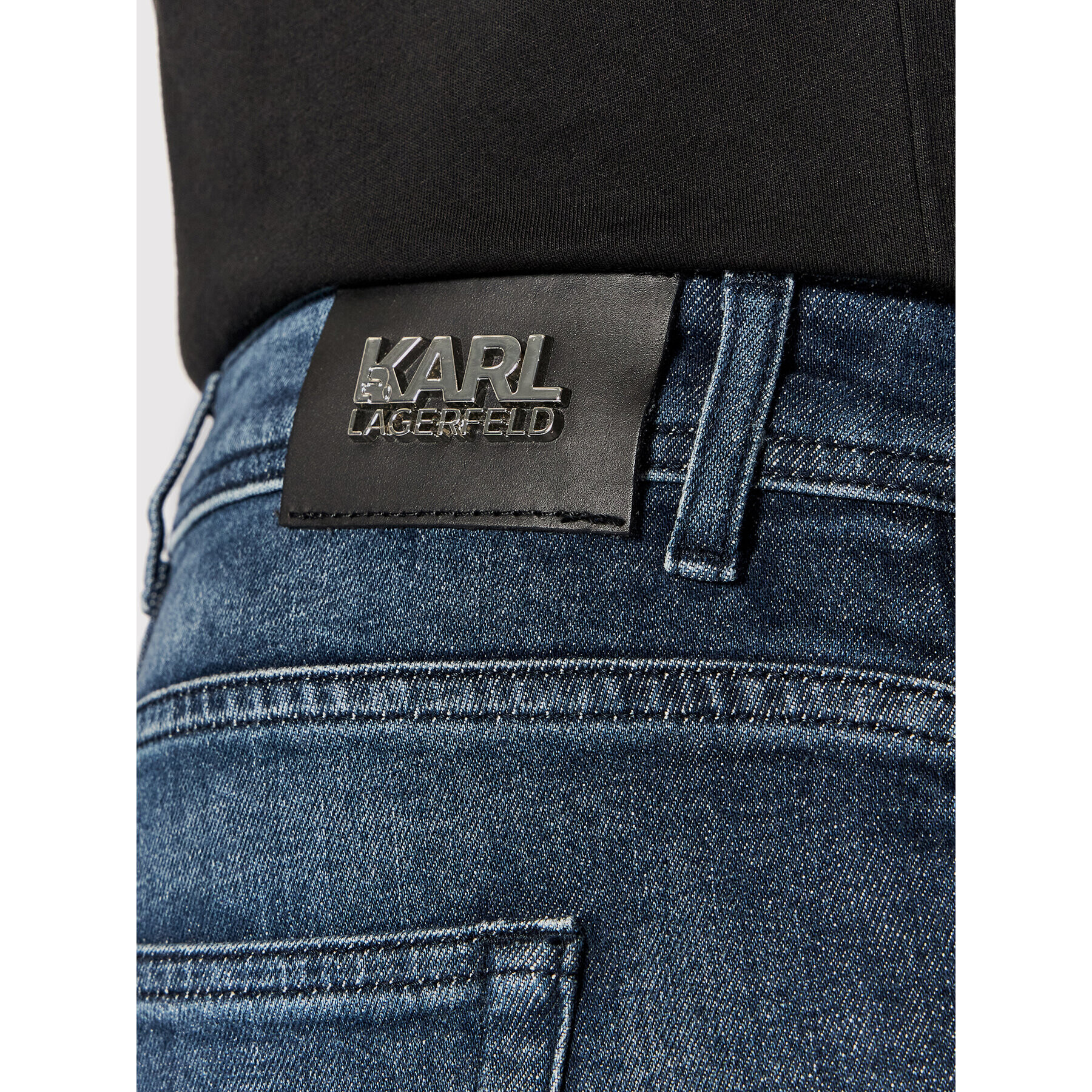 KARL LAGERFELD Jeansy 265840 500899 Tmavomodrá Regular Fit - Pepit.cz