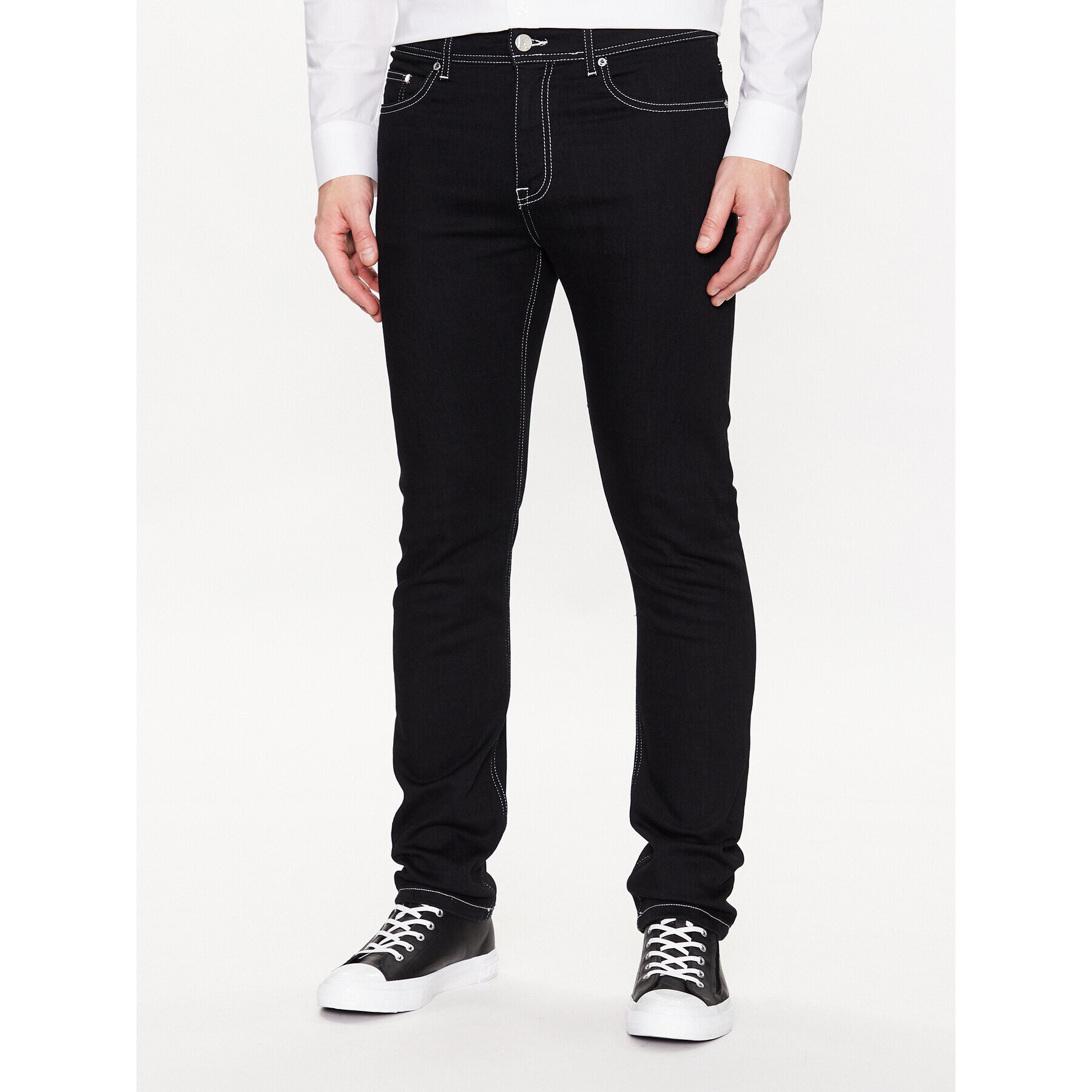 KARL LAGERFELD Jeansy 265840 531830 Černá Regular Fit - Pepit.cz