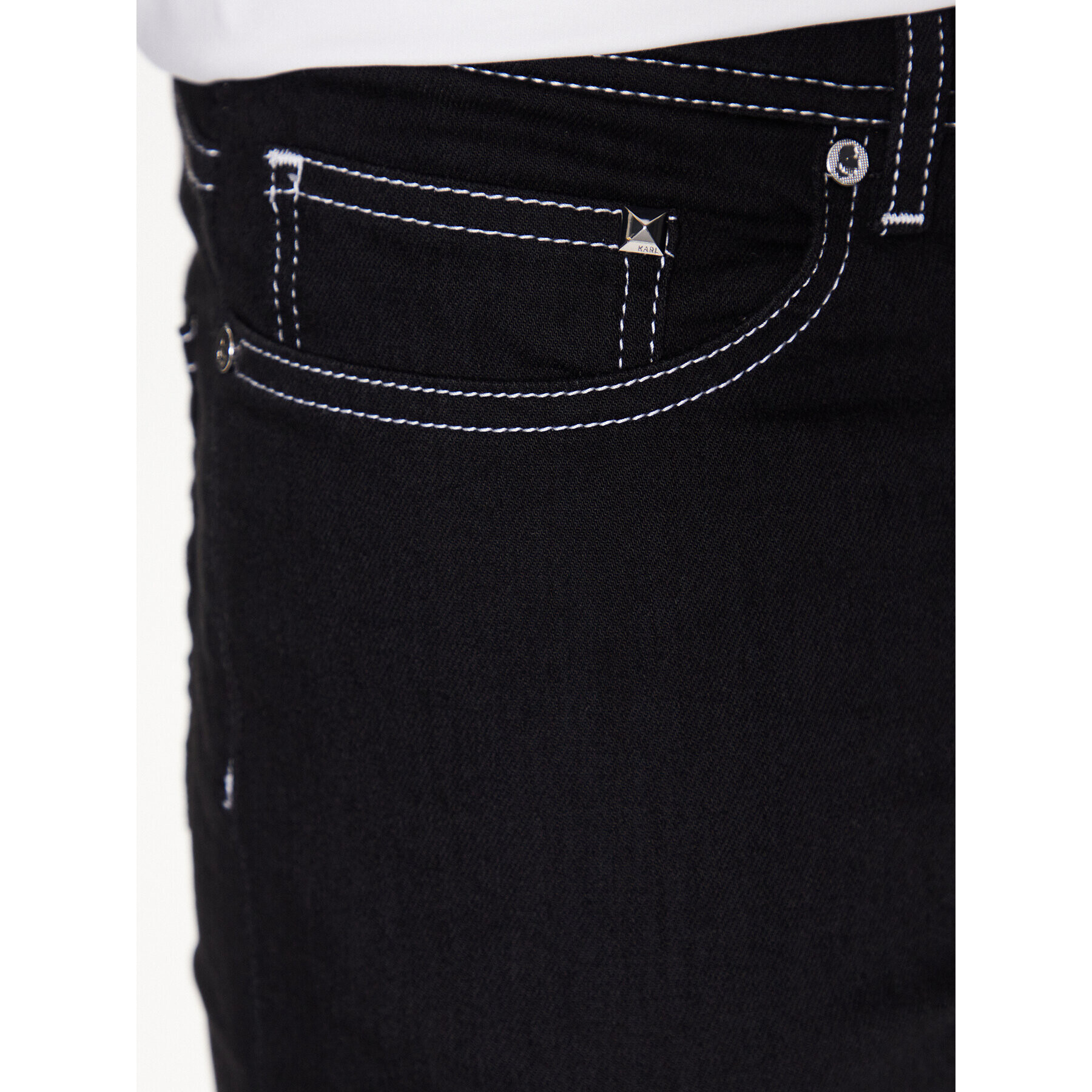 KARL LAGERFELD Jeansy 265840 531830 Černá Regular Fit - Pepit.cz