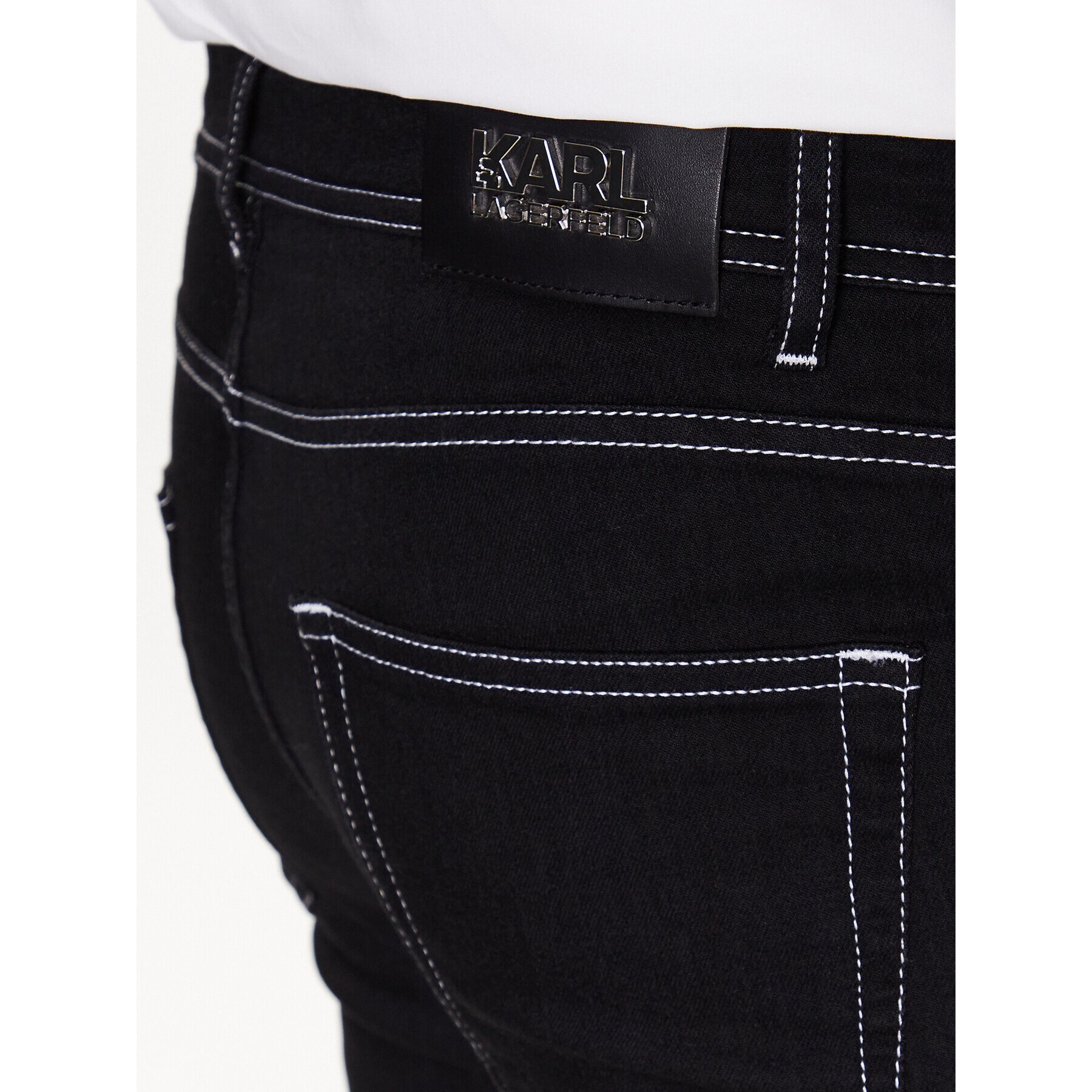 KARL LAGERFELD Jeansy 265840 531830 Černá Regular Fit - Pepit.cz