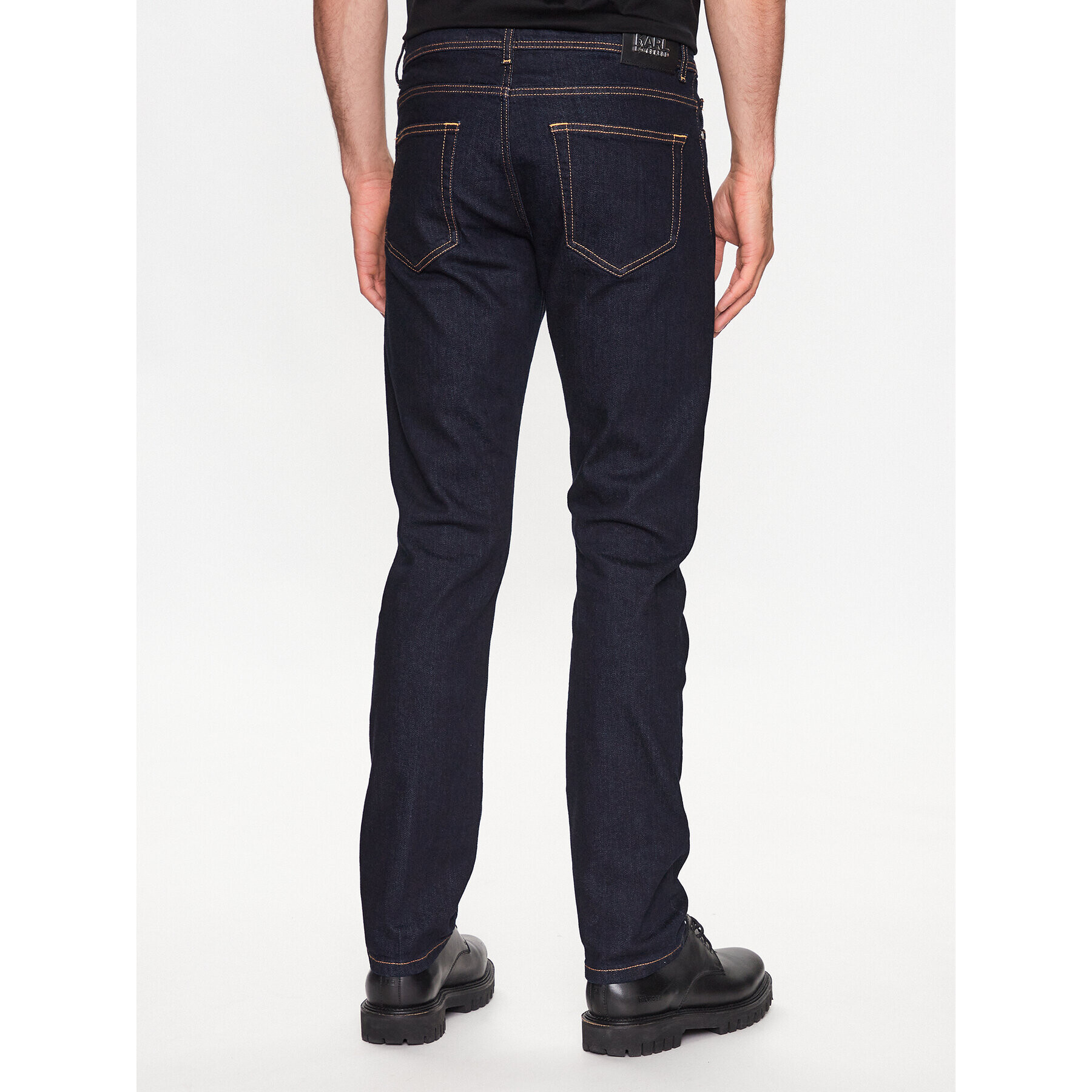 KARL LAGERFELD Jeansy 265840 532857 Tmavomodrá Regular Fit - Pepit.cz