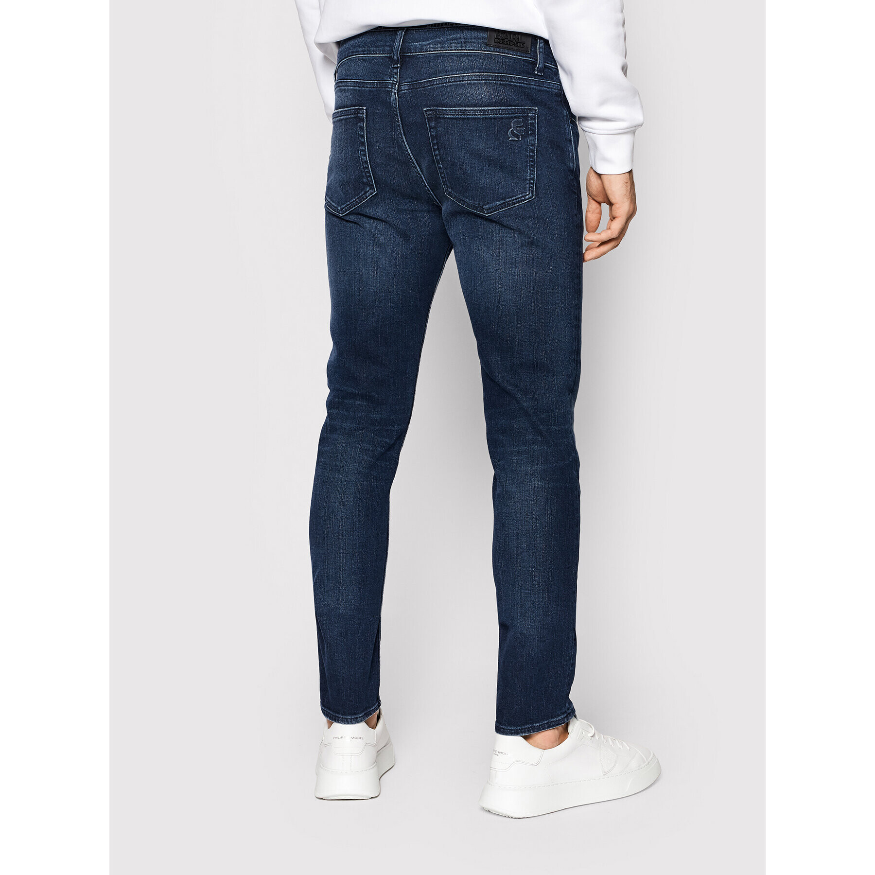 KARL LAGERFELD Jeansy 5-Pocket 265801 512835 Tmavomodrá Slim Fit - Pepit.cz