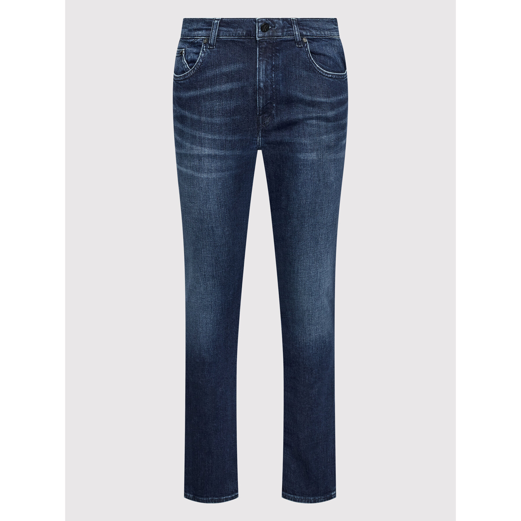 KARL LAGERFELD Jeansy 5-Pocket 265801 521835 Tmavomodrá Slim Fit - Pepit.cz