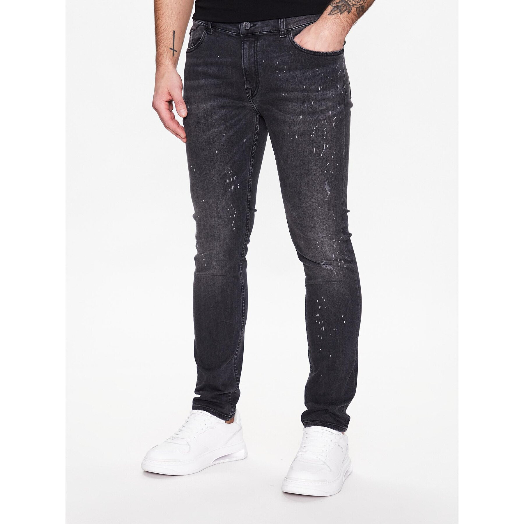 KARL LAGERFELD Jeansy 5-Pocket 265801 524832 Černá Slim Fit - Pepit.cz