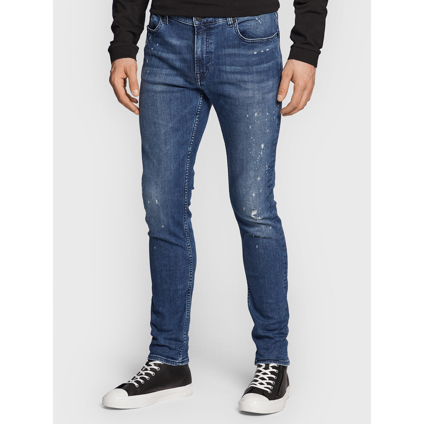 KARL LAGERFELD Jeansy 5-Pocket 265801 524832 Modrá Slim Fit - Pepit.cz