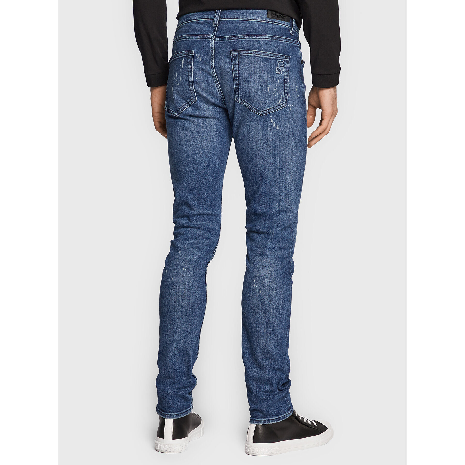 KARL LAGERFELD Jeansy 5-Pocket 265801 524832 Modrá Slim Fit - Pepit.cz