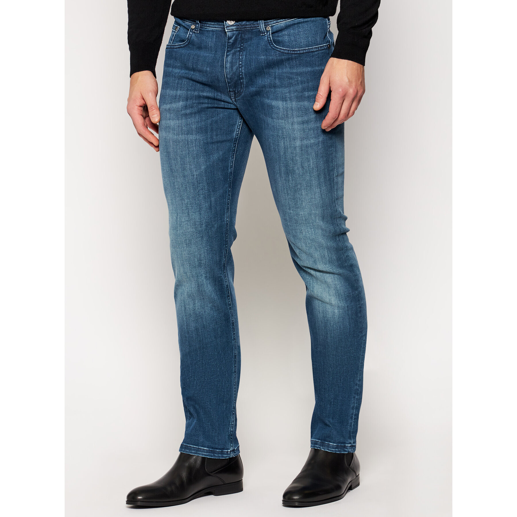 KARL LAGERFELD Jeansy 5-Pocket 265840 502830 Modrá Regular Fit - Pepit.cz