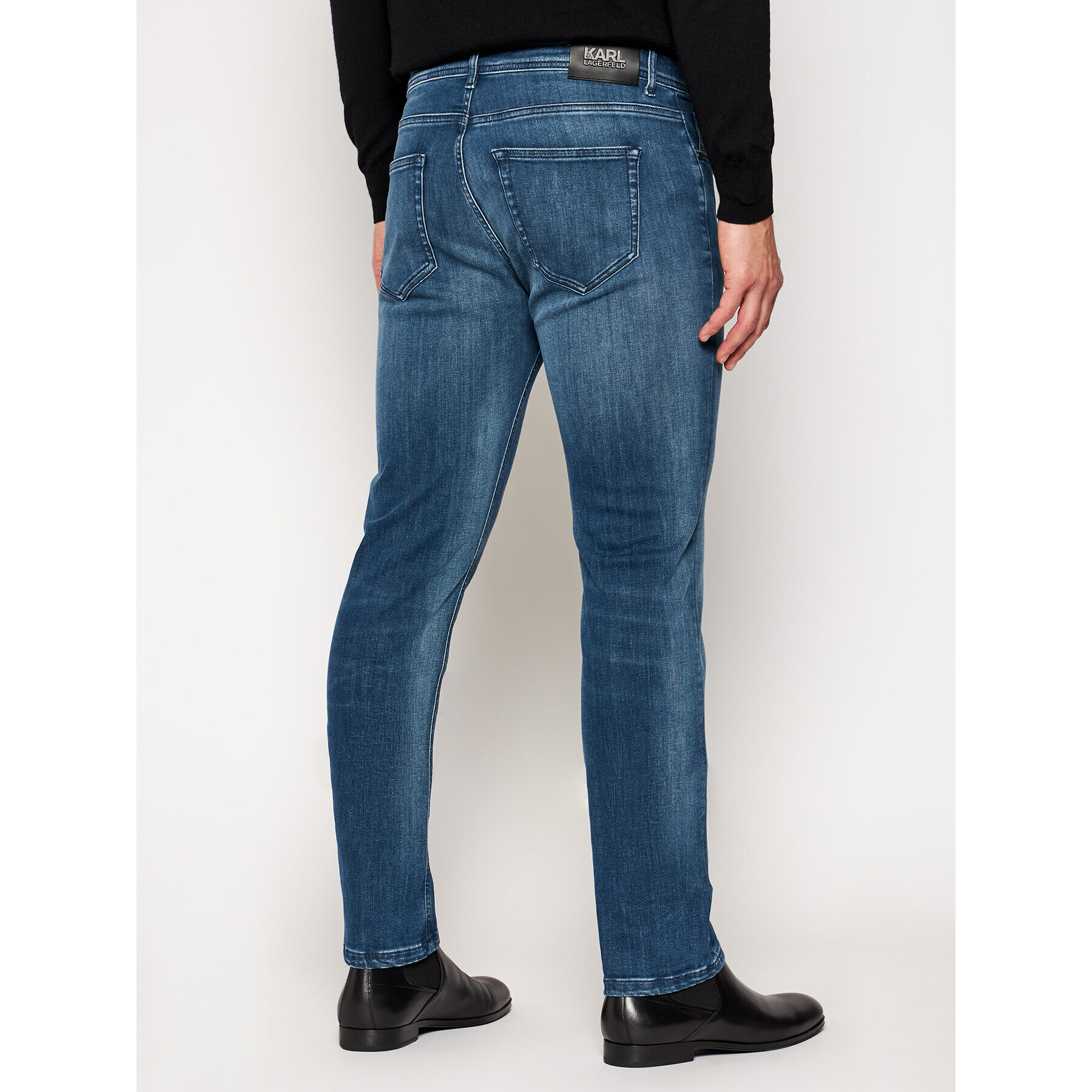 KARL LAGERFELD Jeansy 5-Pocket 265840 502830 Modrá Regular Fit - Pepit.cz