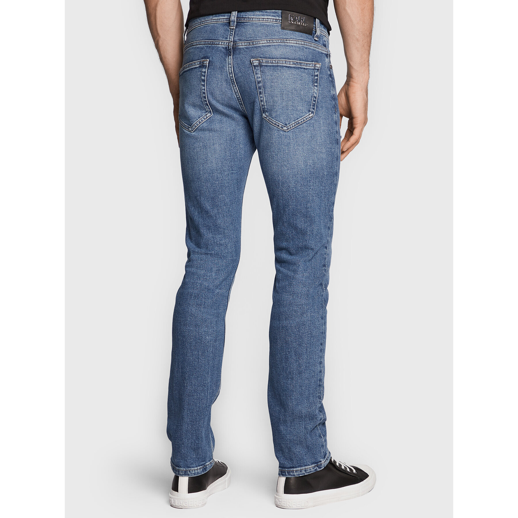 KARL LAGERFELD Jeansy 5-Pocket 265840 524856 Modrá Regular Fit - Pepit.cz