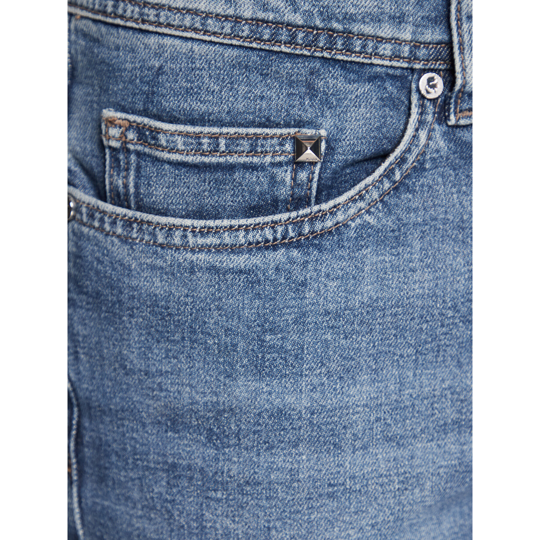 KARL LAGERFELD Jeansy 5-Pocket 265840 524856 Modrá Regular Fit - Pepit.cz