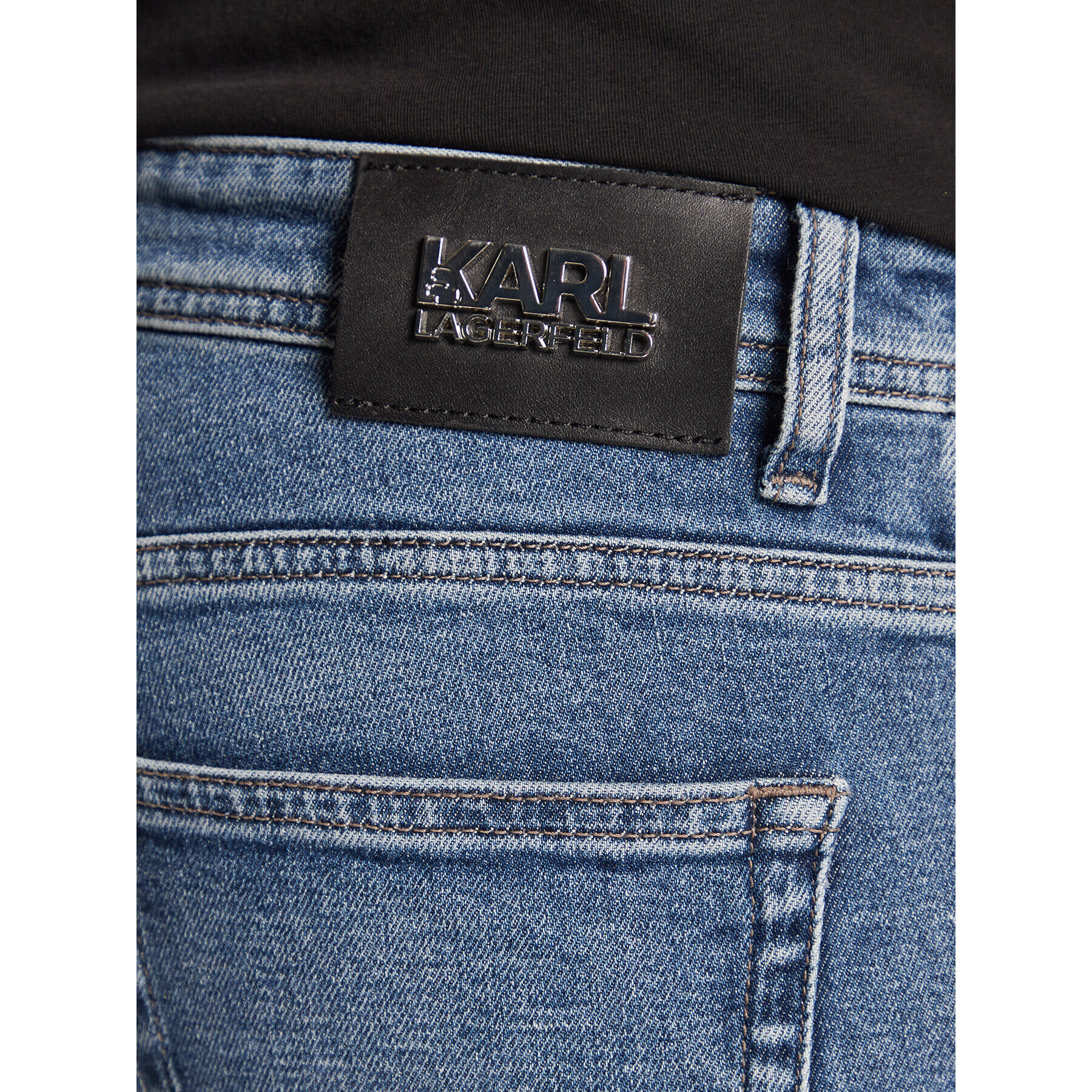 KARL LAGERFELD Jeansy 5-Pocket 265840 524856 Modrá Regular Fit - Pepit.cz