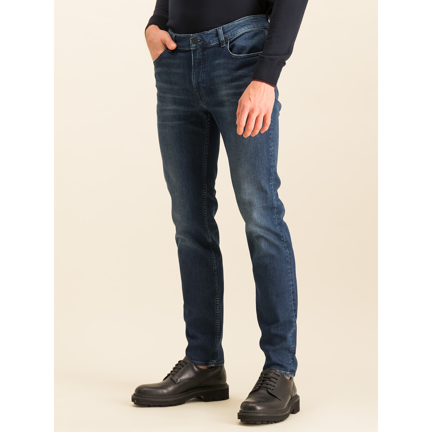 KARL LAGERFELD Jeansy Slim Fit 265801 592835 Tmavomodrá Slim Fit - Pepit.cz