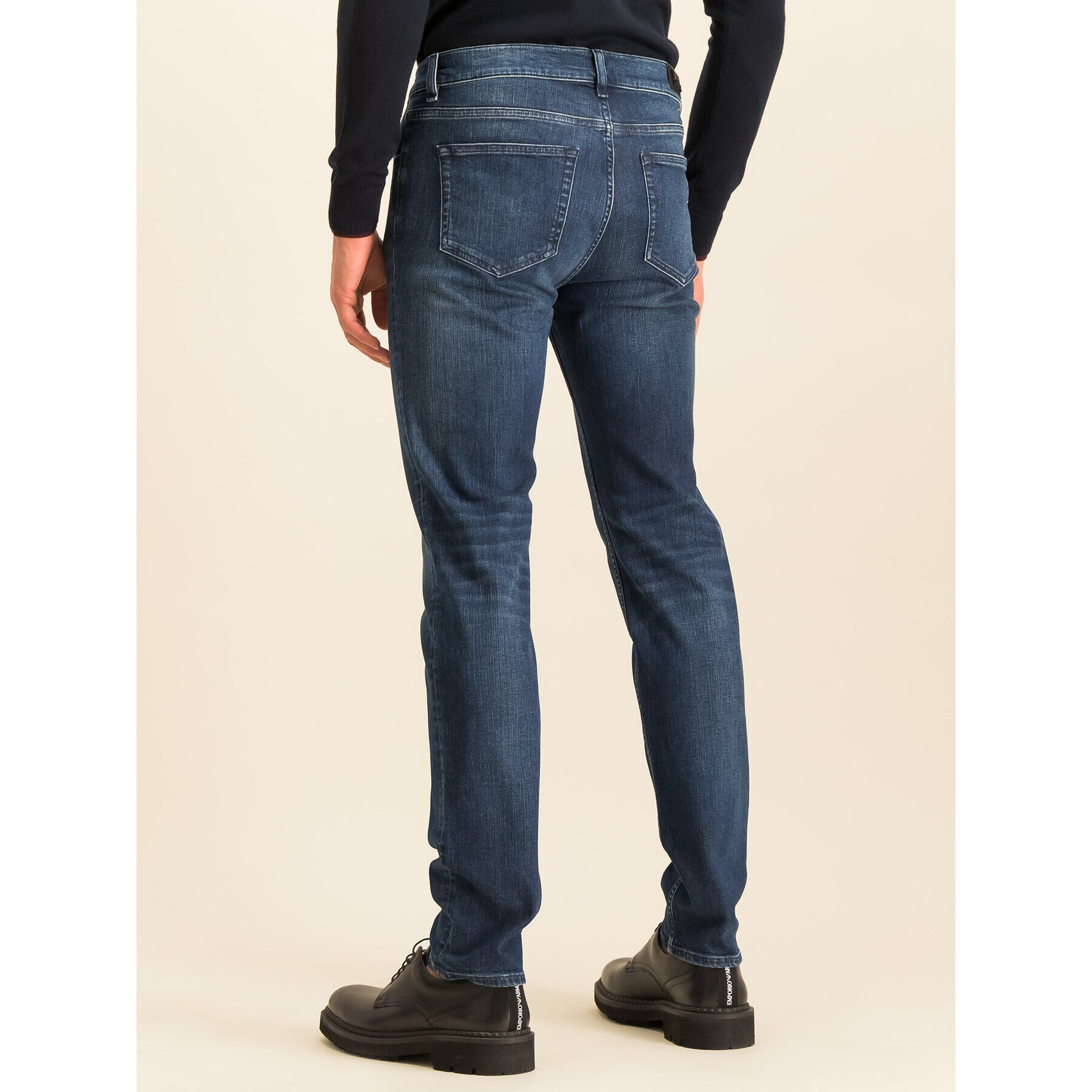 KARL LAGERFELD Jeansy Slim Fit 265801 592835 Tmavomodrá Slim Fit - Pepit.cz