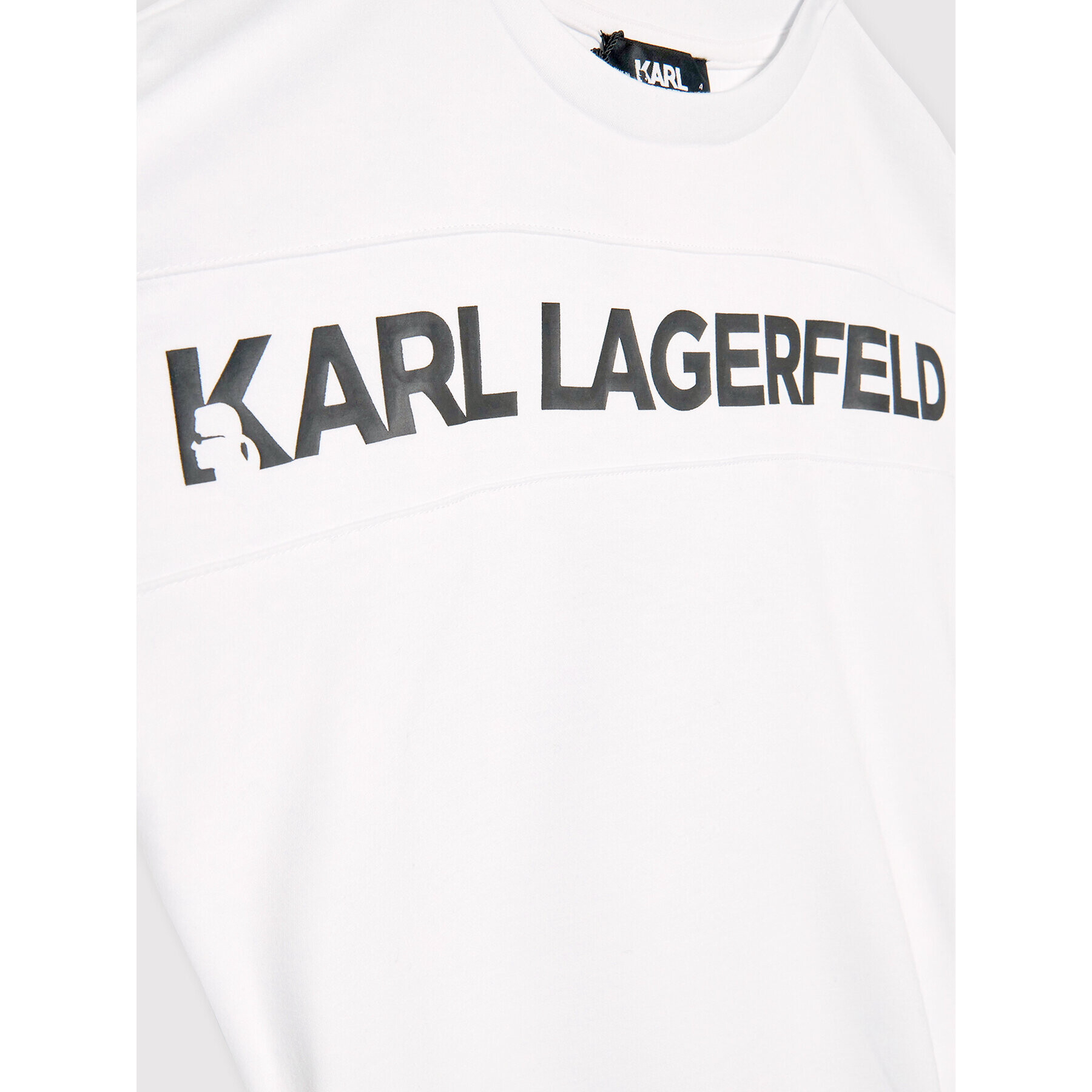 KARL LAGERFELD Každodenní šaty Z12206 M Bílá Regular Fit - Pepit.cz