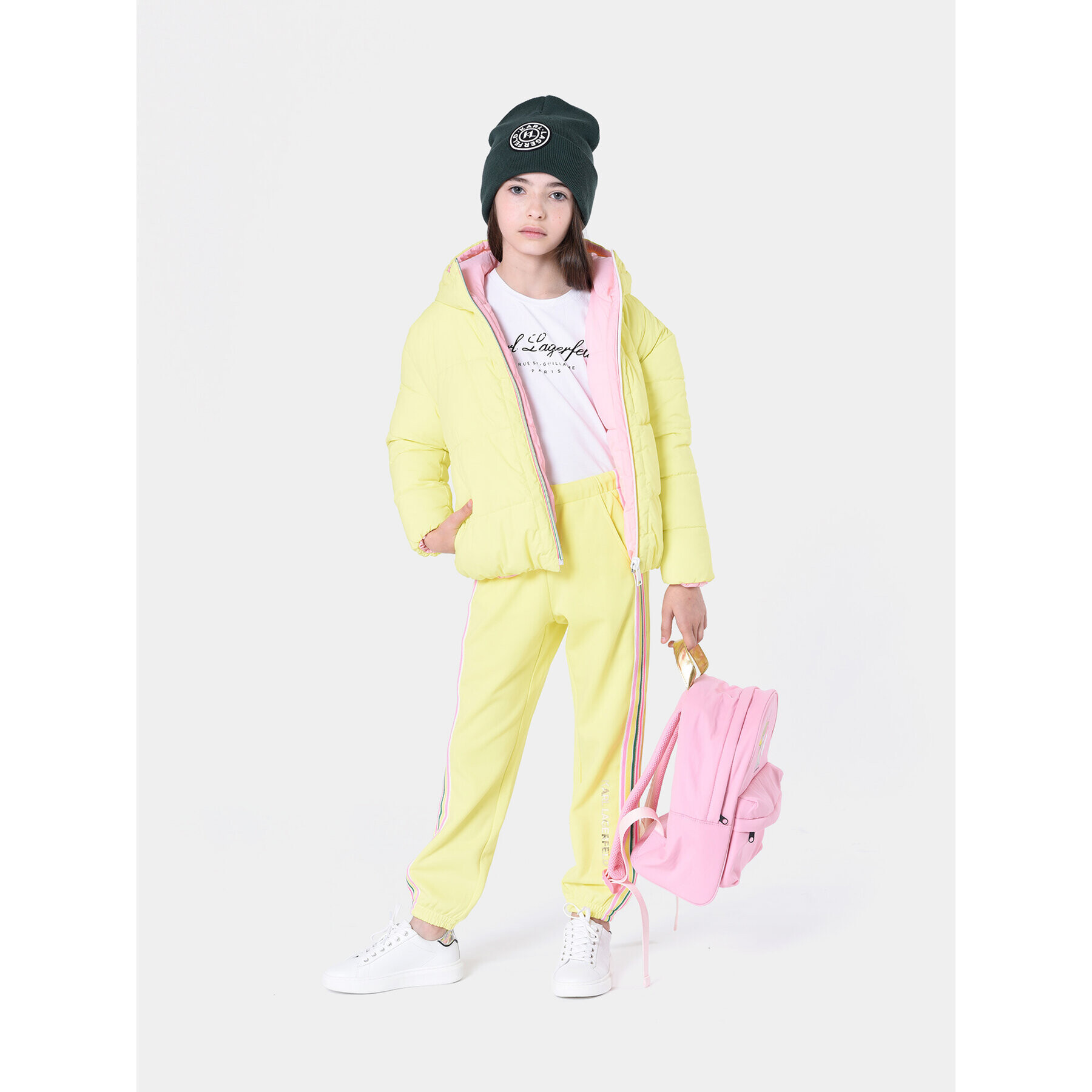 Karl Lagerfeld Kids Batoh Z10176 Růžová - Pepit.cz