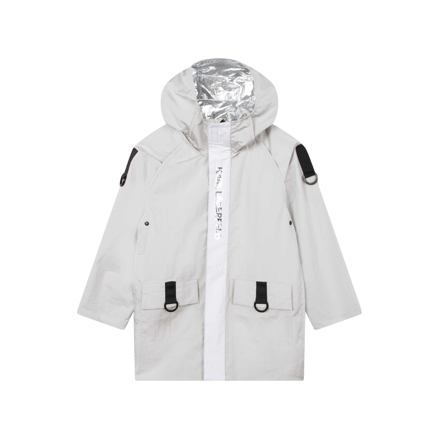 Karl Lagerfeld Kids Bunda pro přechodné období Z16149 D Šedá Regular Fit - Pepit.cz