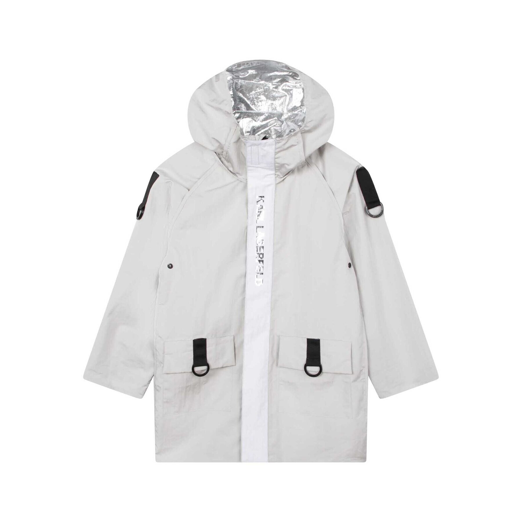 Karl Lagerfeld Kids Bunda pro přechodné období Z16149 D Šedá Regular Fit - Pepit.cz