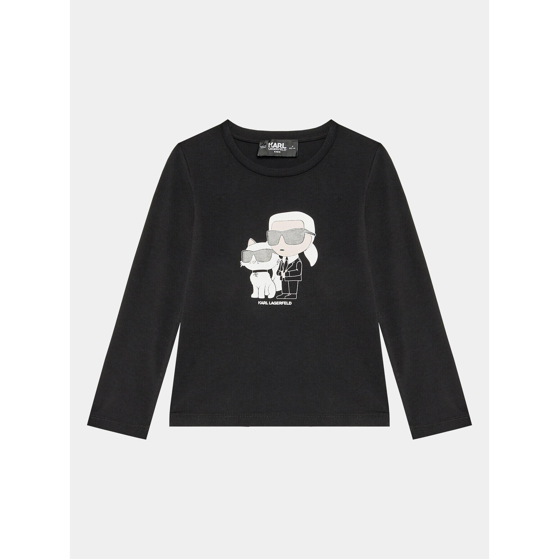 Karl Lagerfeld Kids Halenka Z15442 M Černá Regular Fit - Pepit.cz