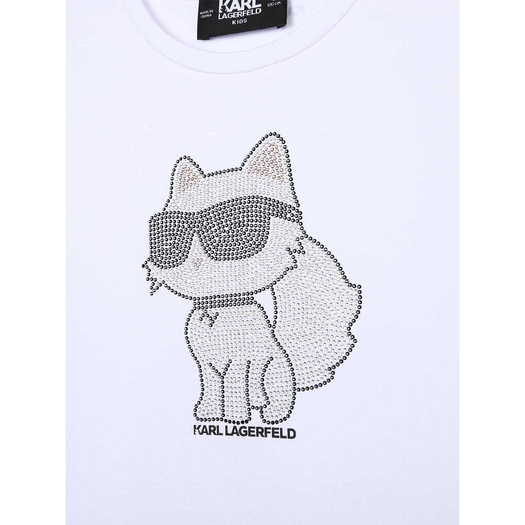 Karl Lagerfeld Kids Halenka Z15444 D Bílá Regular Fit - Pepit.cz