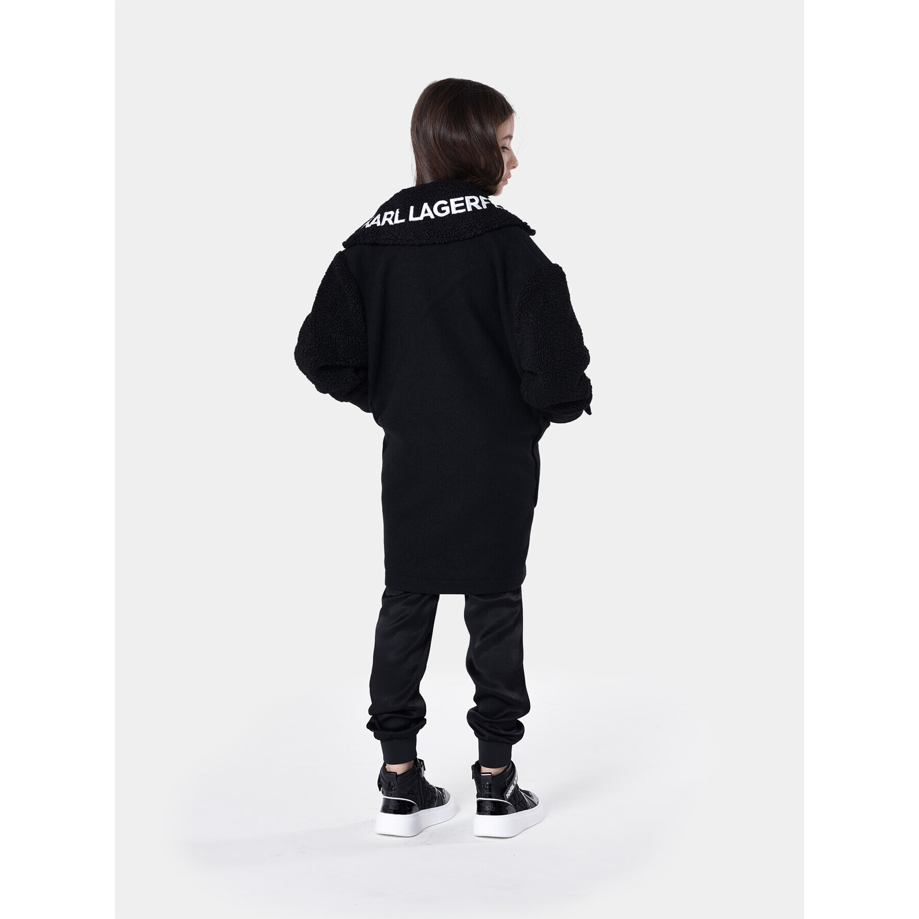 Karl Lagerfeld Kids Kabát Z16169 D Černá Regular Fit - Pepit.cz