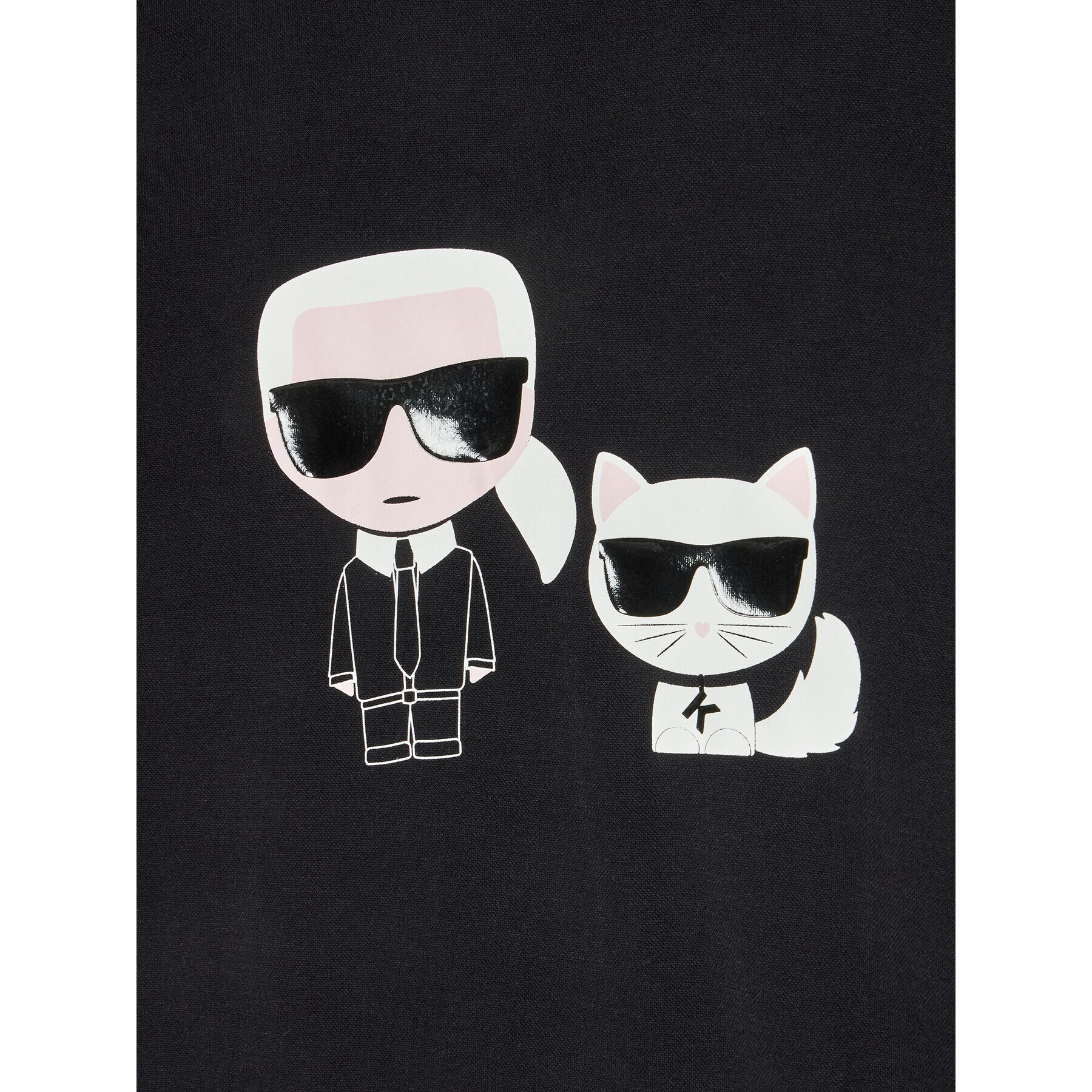 Karl Lagerfeld Kids Každodenní šaty Z12203 S Černá Regular Fit - Pepit.cz