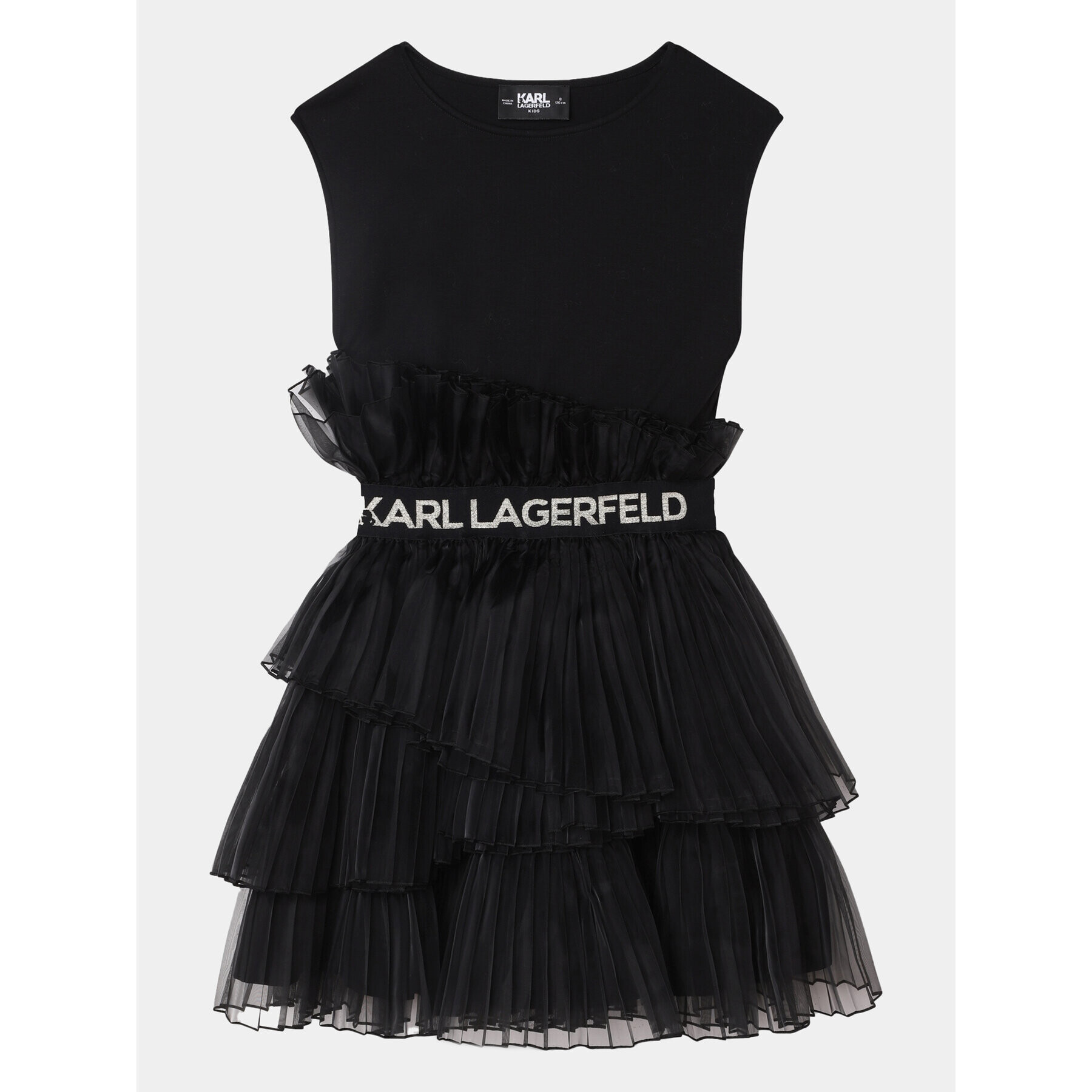 Karl Lagerfeld Kids Každodenní šaty Z12260 D Černá Regular Fit - Pepit.cz