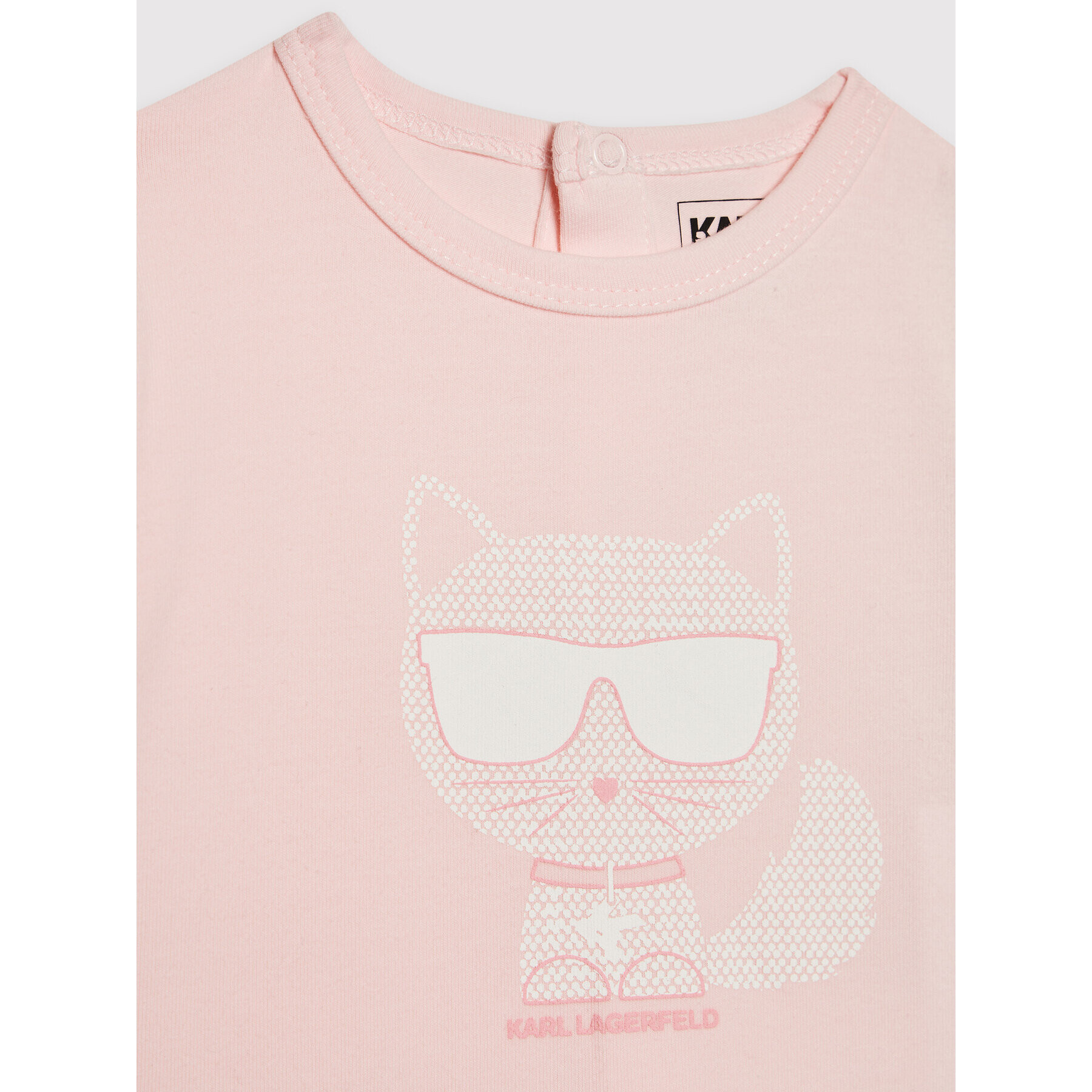 Karl Lagerfeld Kids Kojenecké dupačky Z97047 Růžová Regular Fit - Pepit.cz