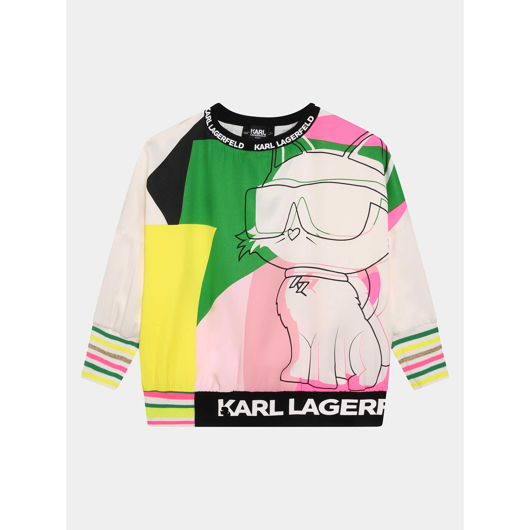 Karl Lagerfeld Kids Mikina Z15445 D Barevná Regular Fit - Pepit.cz