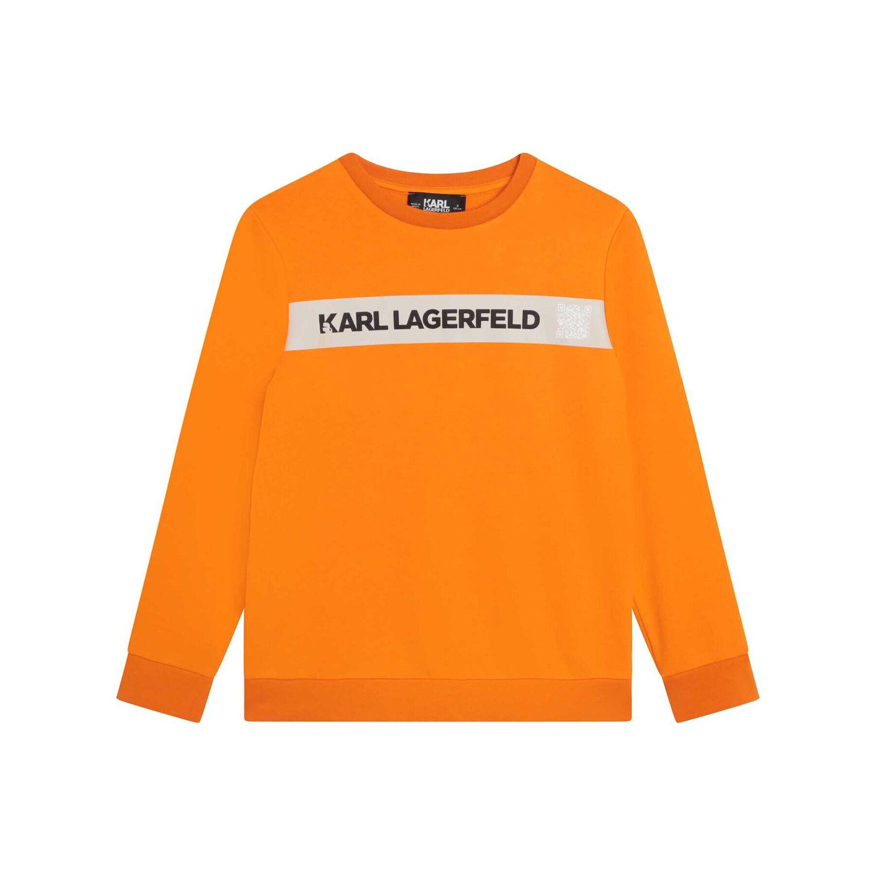 Karl Lagerfeld Kids Mikina Z25402 D Oranžová Regular Fit - Pepit.cz