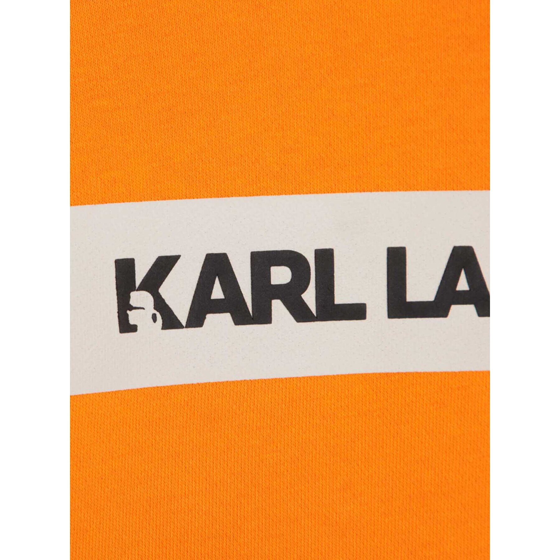 Karl Lagerfeld Kids Mikina Z25402 D Oranžová Regular Fit - Pepit.cz