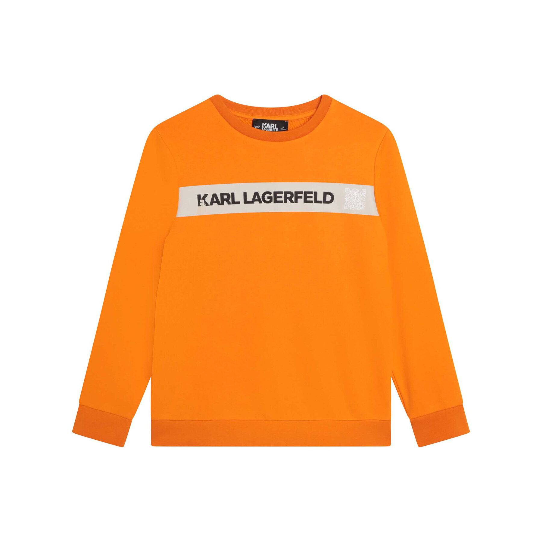 Karl Lagerfeld Kids Mikina Z25402 S Oranžová Regular Fit - Pepit.cz