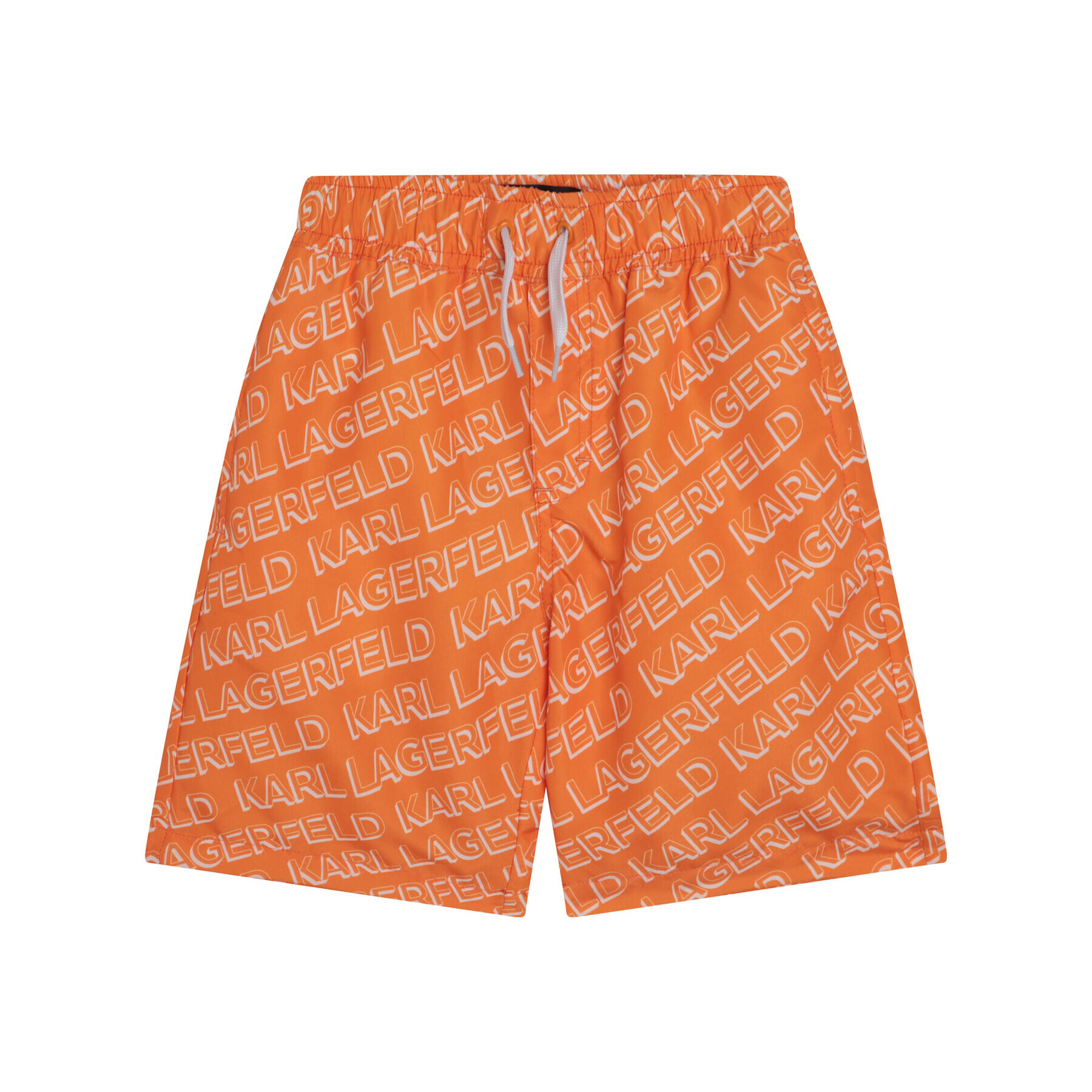 Karl Lagerfeld Kids Plavecké šortky Z20099 S Oranžová Regular Fit - Pepit.cz