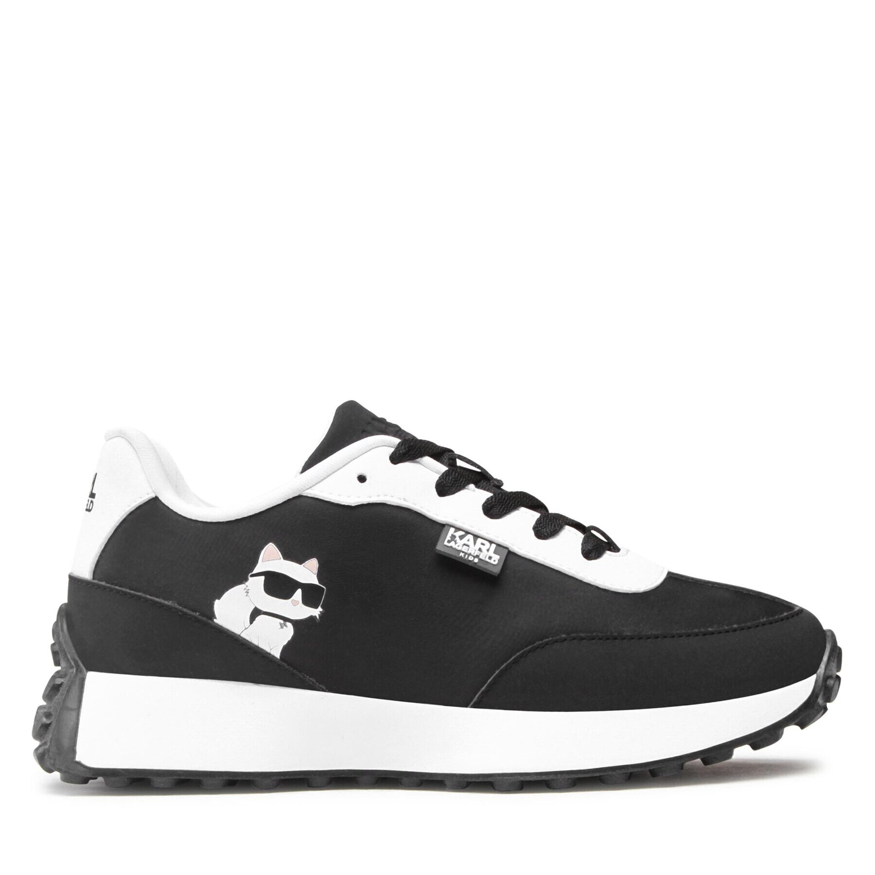 Karl Lagerfeld Kids Sneakersy Z19104 Černá - Pepit.cz