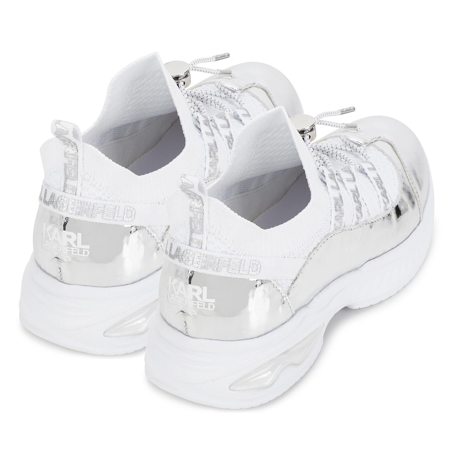 Karl Lagerfeld Kids Sneakersy Z19108 Bílá - Pepit.cz