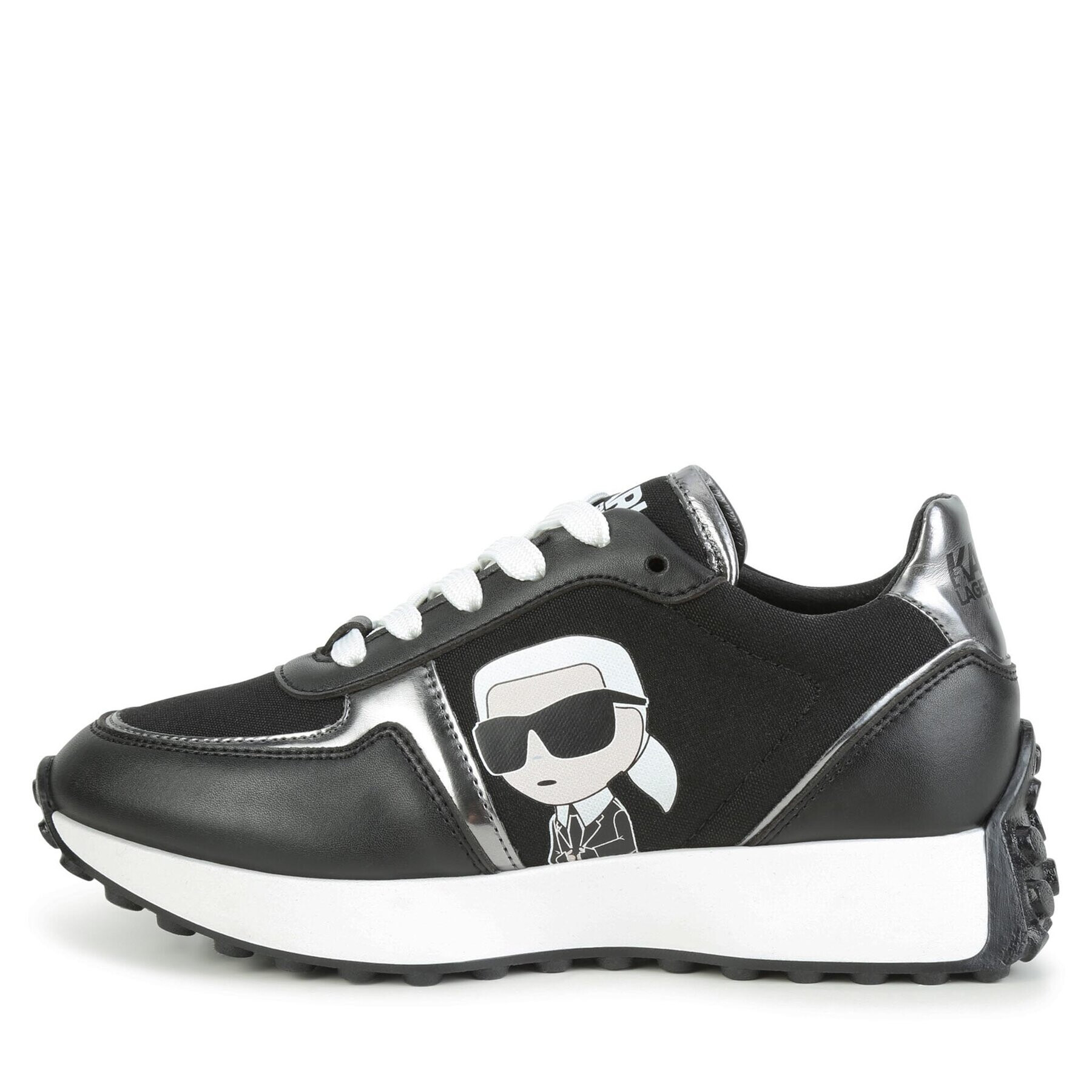 Karl Lagerfeld Kids Sneakersy Z19117 S Černá - Pepit.cz