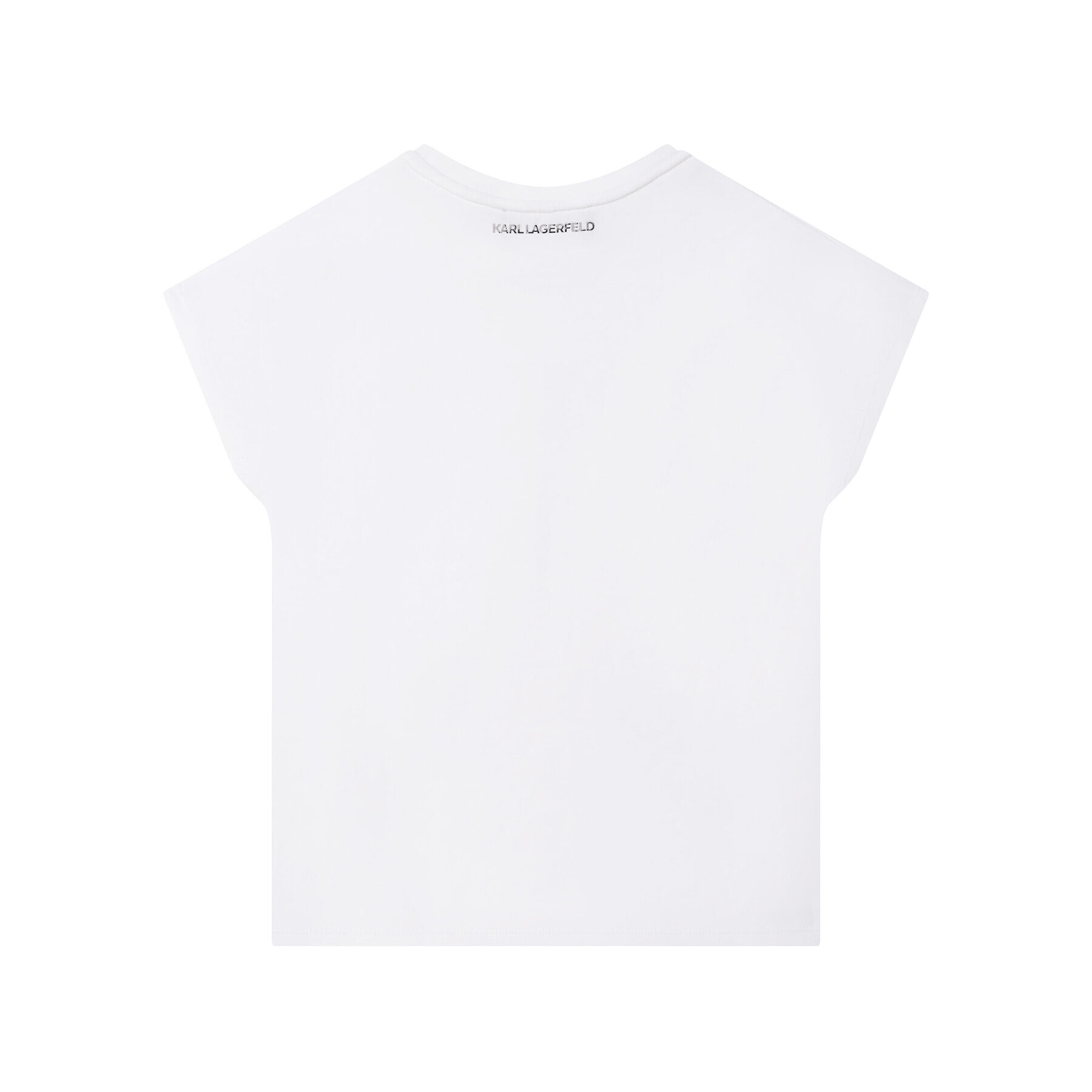 Karl Lagerfeld Kids T-Shirt Z15415 S Bílá Regular Fit - Pepit.cz