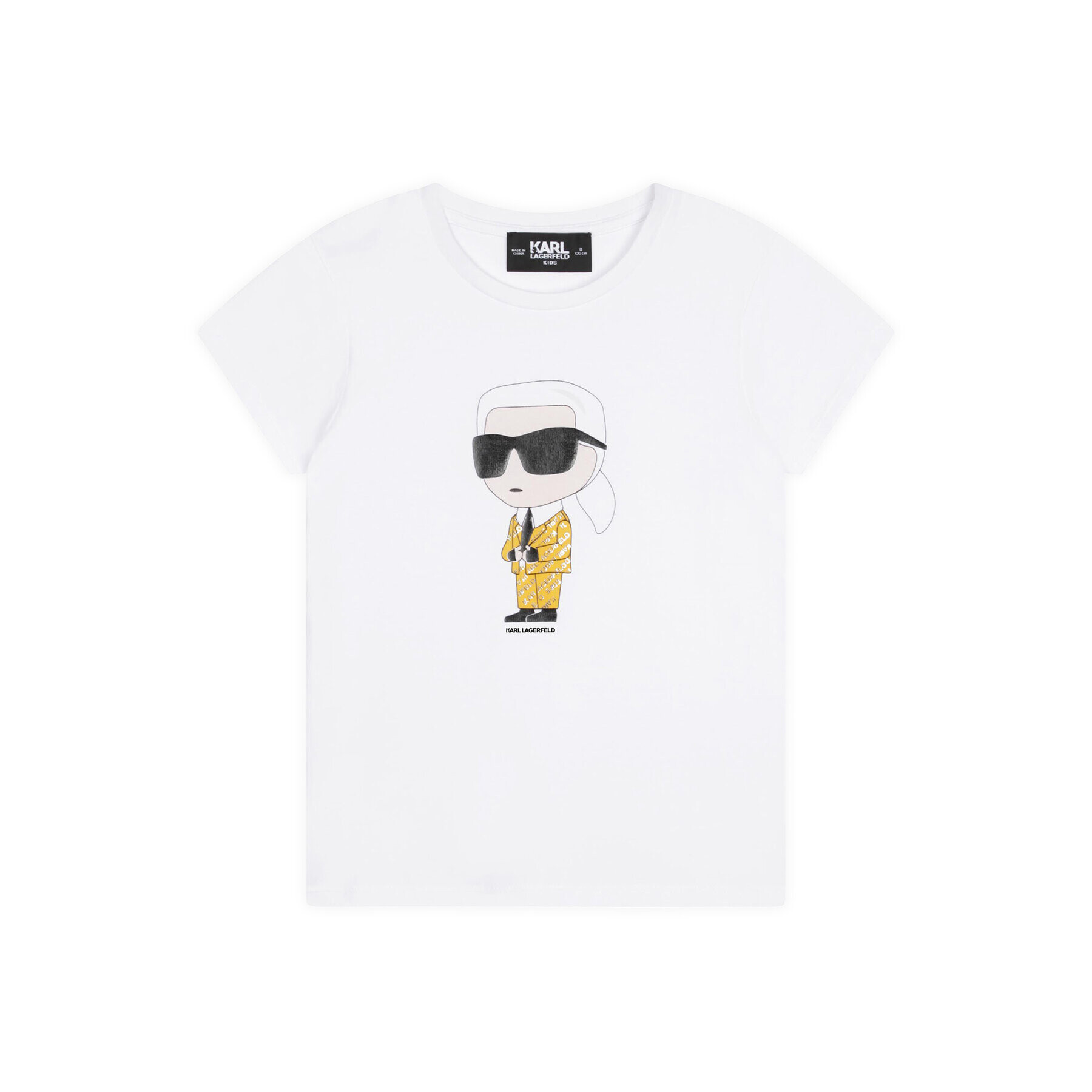 Karl Lagerfeld Kids T-Shirt Z15417 D Bílá Regular Fit - Pepit.cz