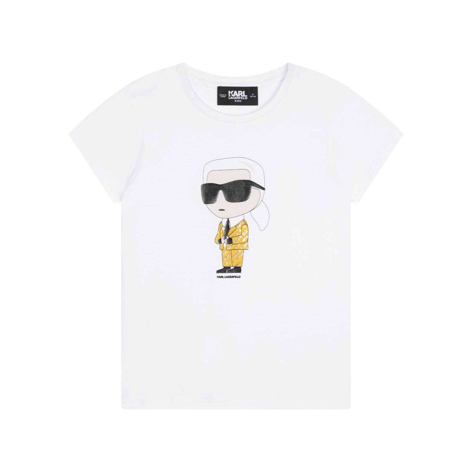 Karl Lagerfeld Kids T-Shirt Z15417 M Bílá Regular Fit - Pepit.cz