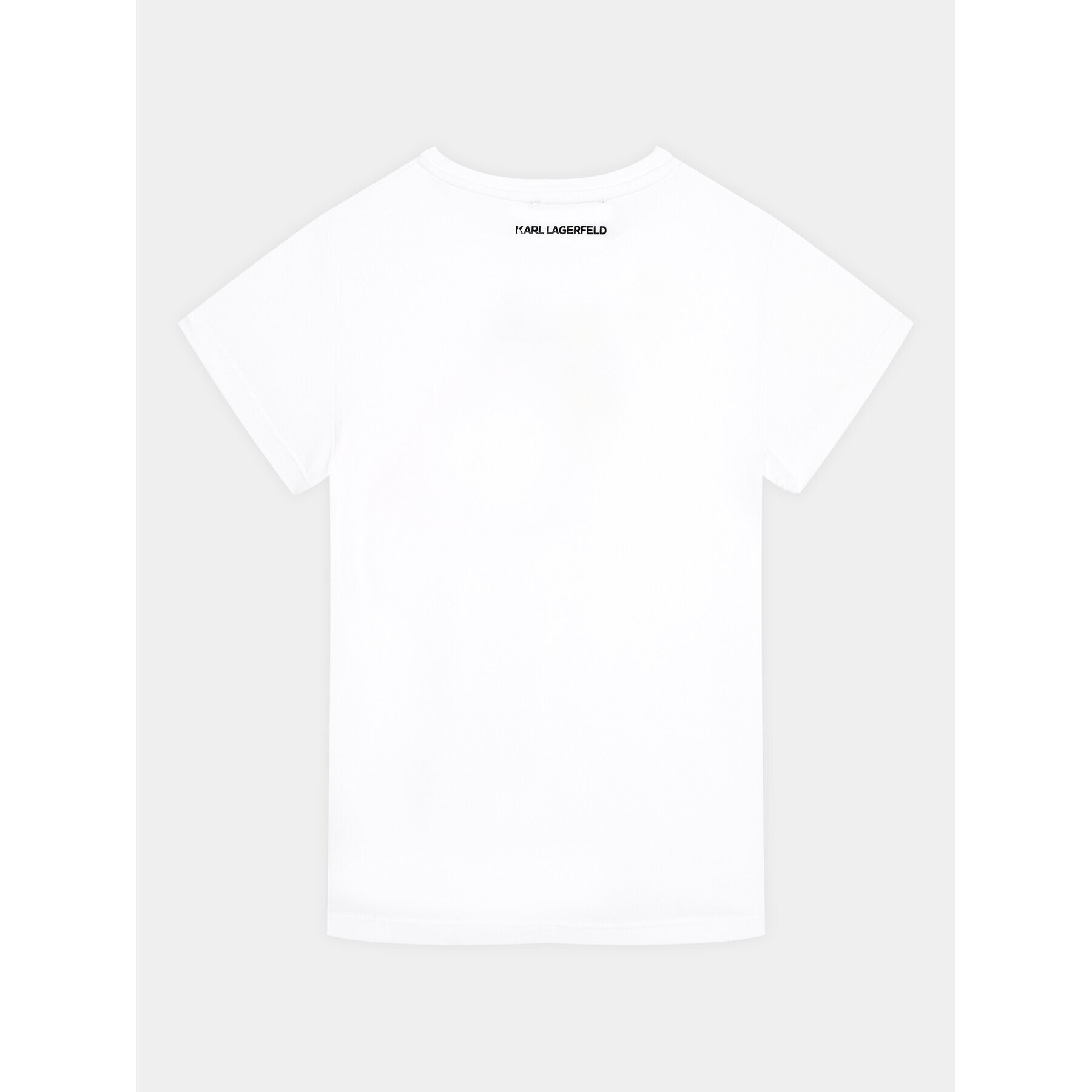 Karl Lagerfeld Kids T-Shirt Z15439 S Bílá Regular Fit - Pepit.cz